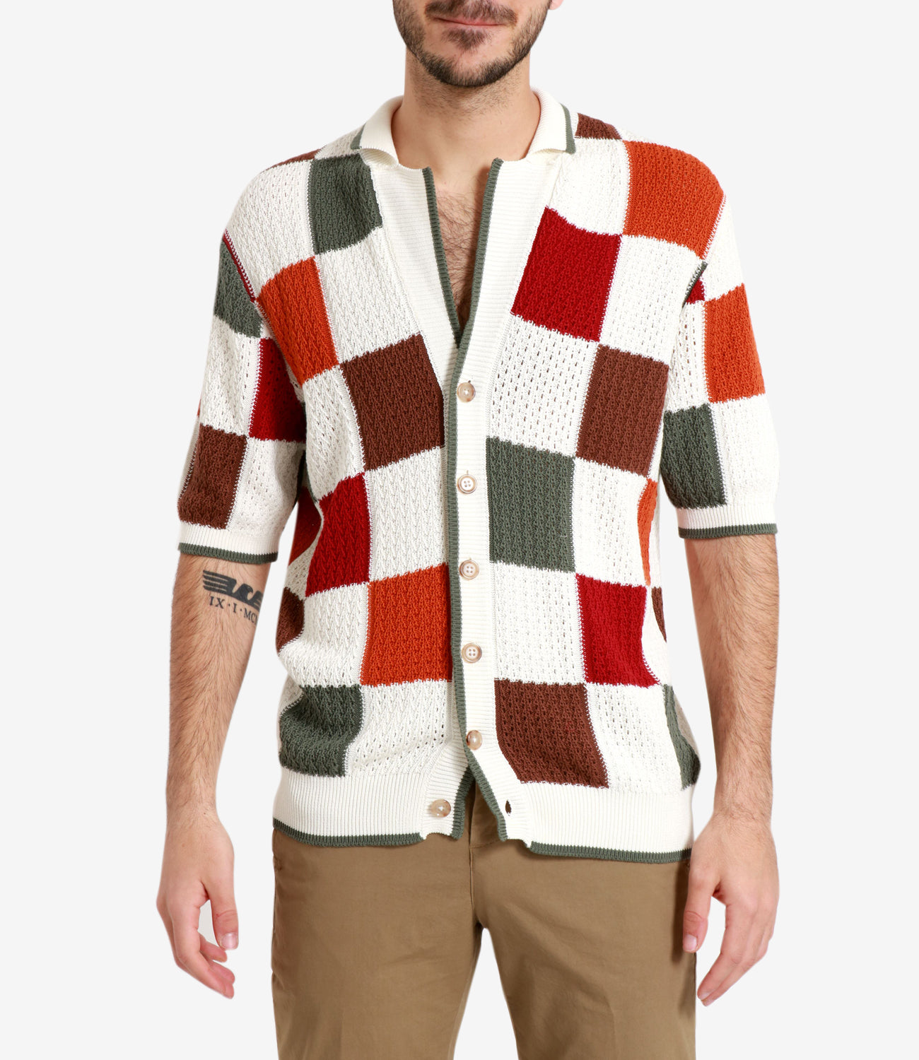 Gallia | Camicia Jacob Bianco Rosso