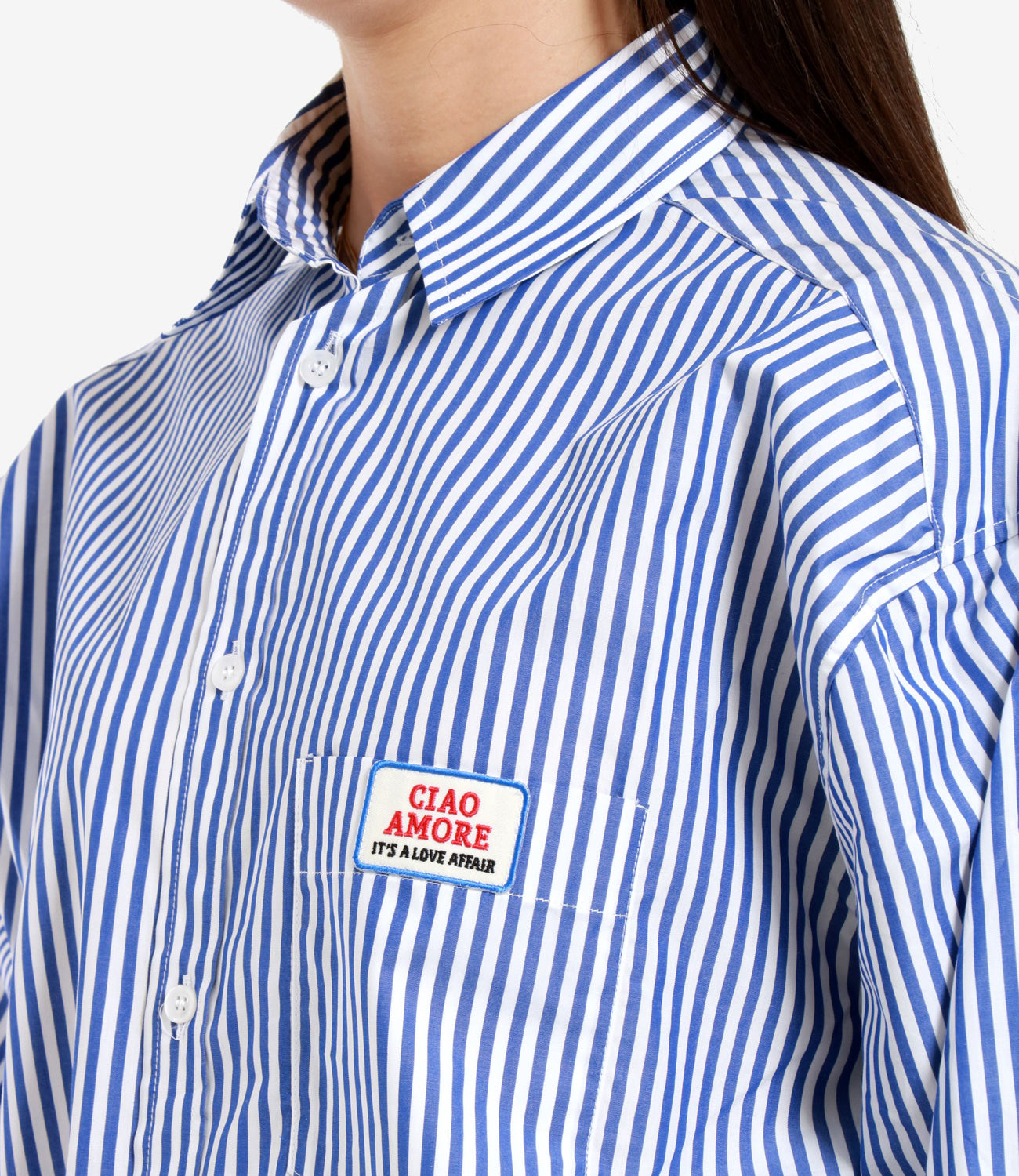 Giada Benincasa | Camicia Azzurro Bianco