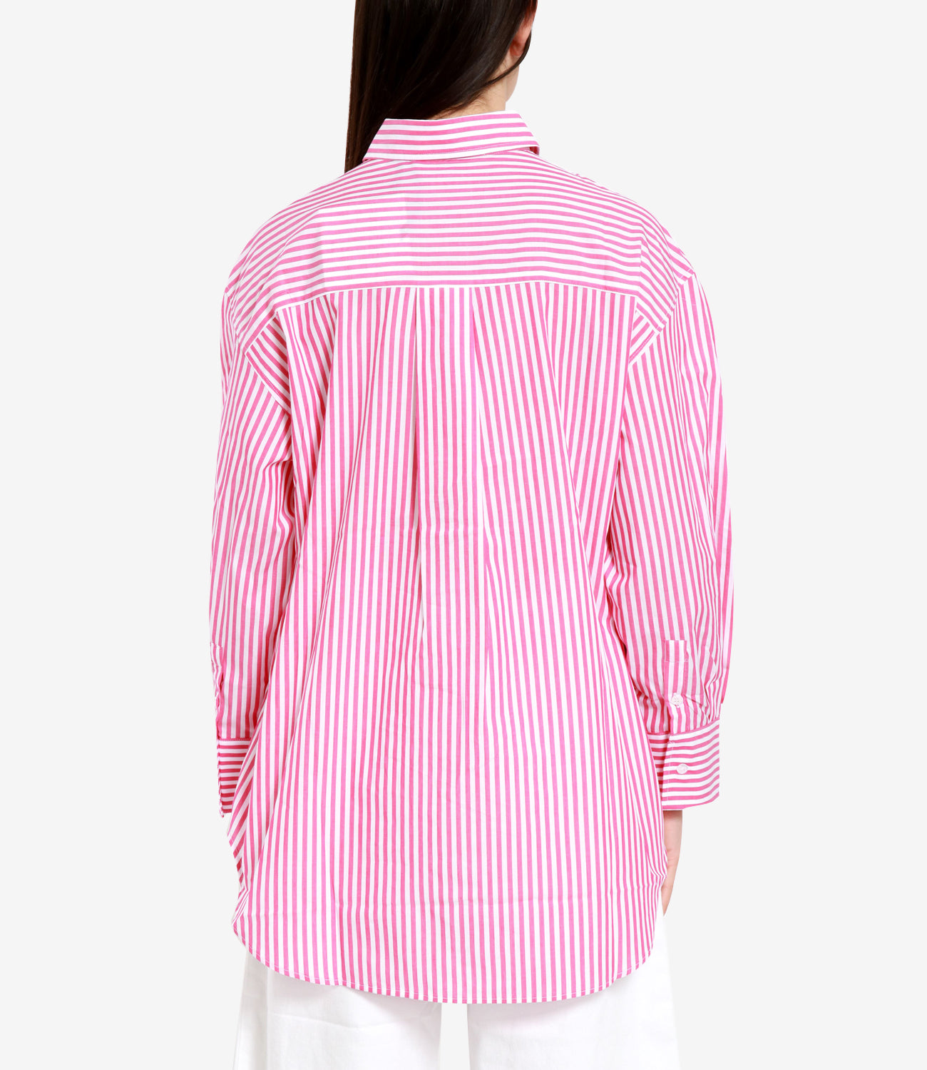 Giada Benincasa | Camicia Fuxia Bianco