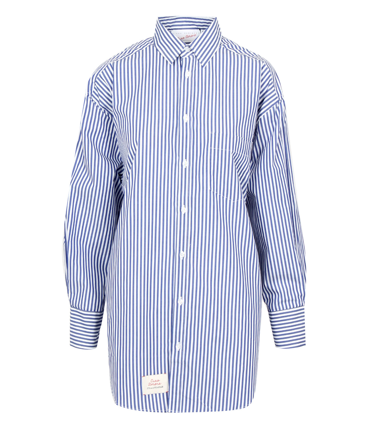 Giada Benincasa | Camicia Azzurro Bianco