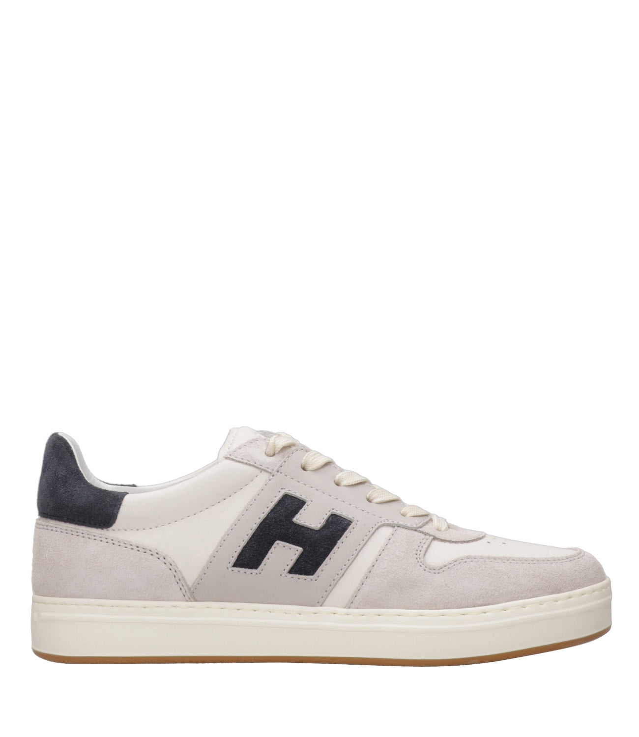 Hogan | Sneakers H668 Allacciato H Avorio e Blu