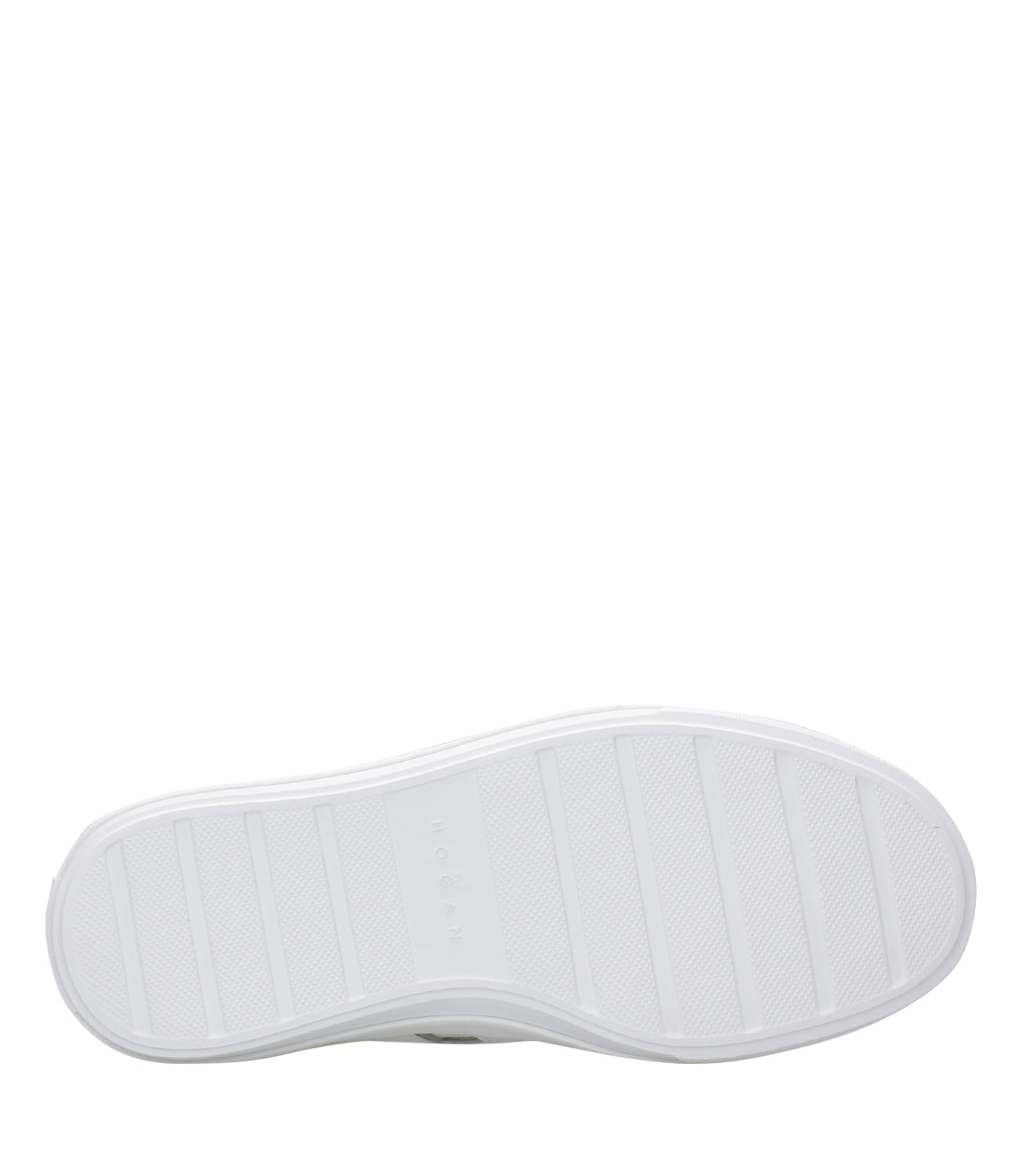 Hogan | Sneakers H691 Allacciato H Bianco e Ghiaccio
