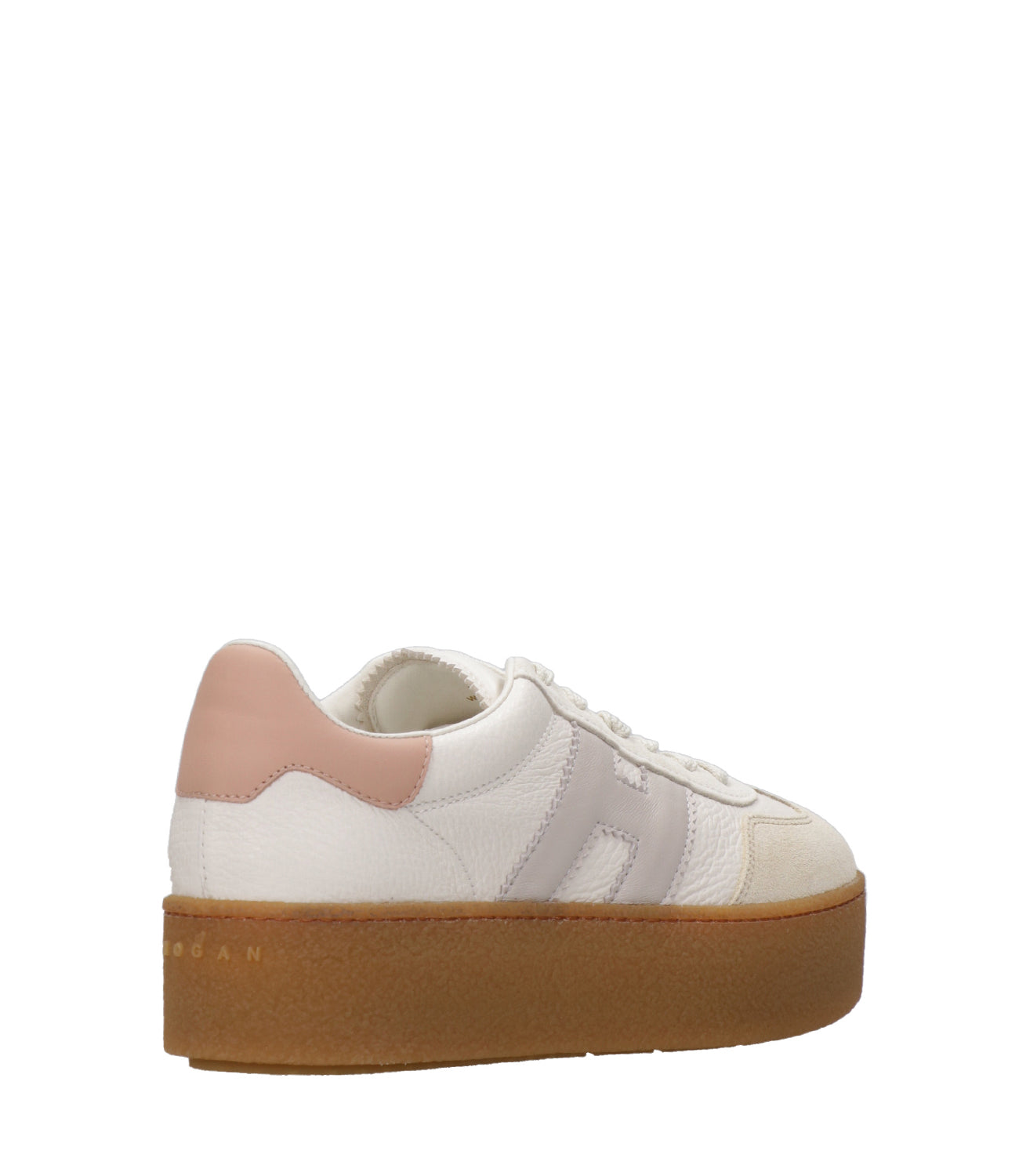 Hogan | Sneakers H698 Allacciato H Avorio e Rosa