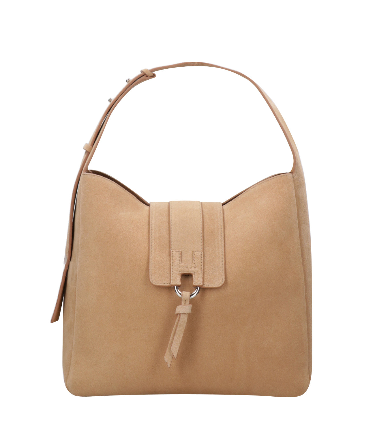 Hogan | Borsa a Spalla H01X Hobo Verticale Sabbia
