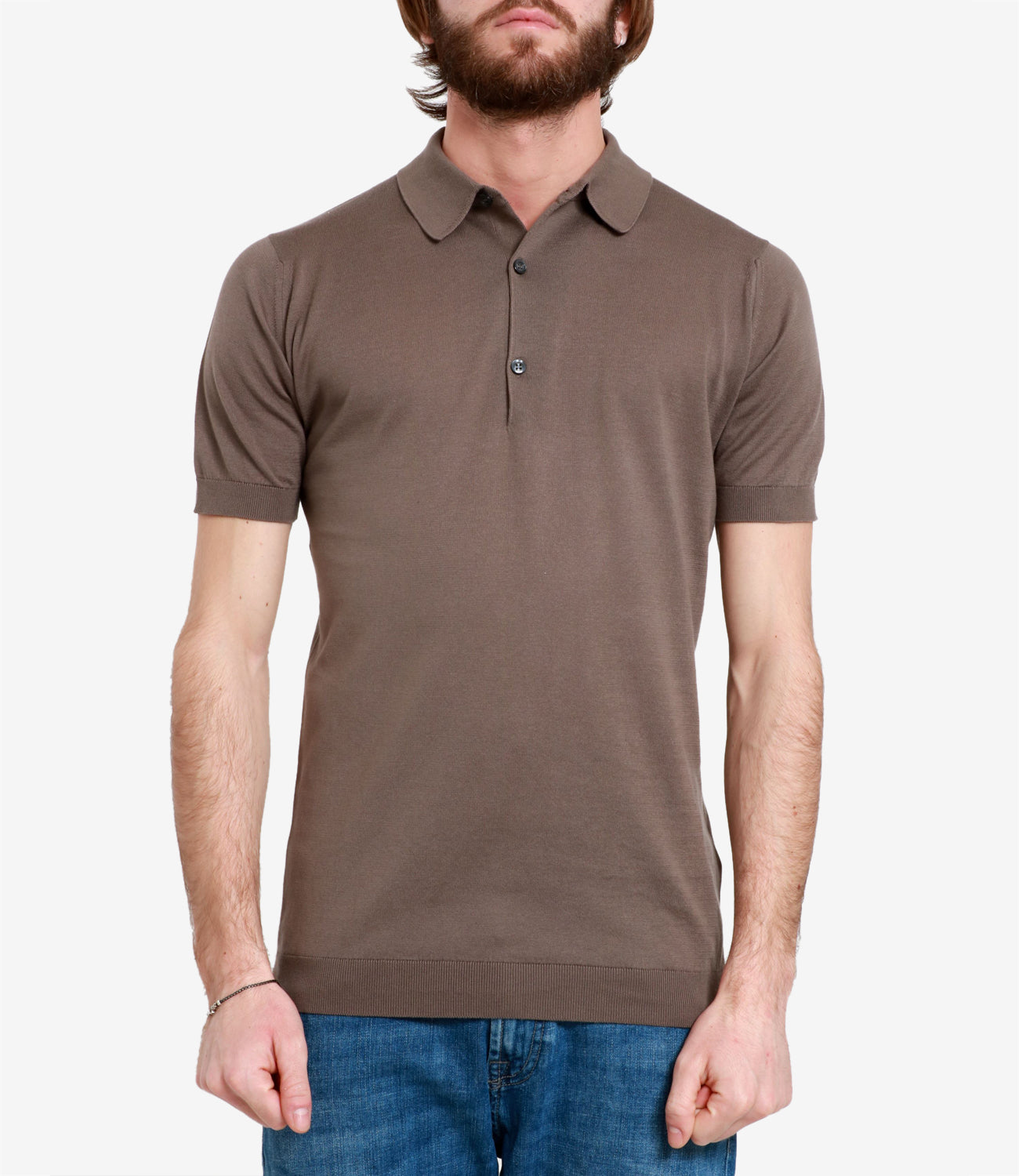 John Smedley | Polo Marrone