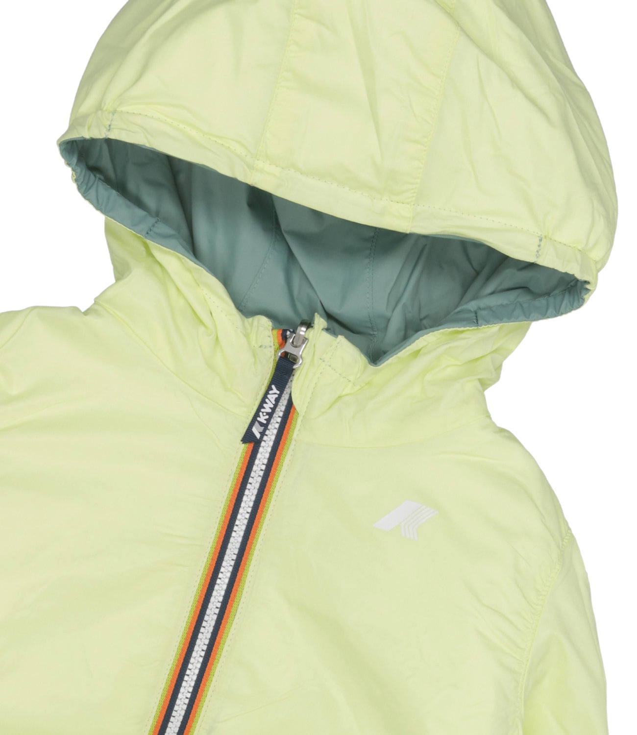 K-Way Kids | Giubbotto E. Jake Plus.2 Double Verde Giallo