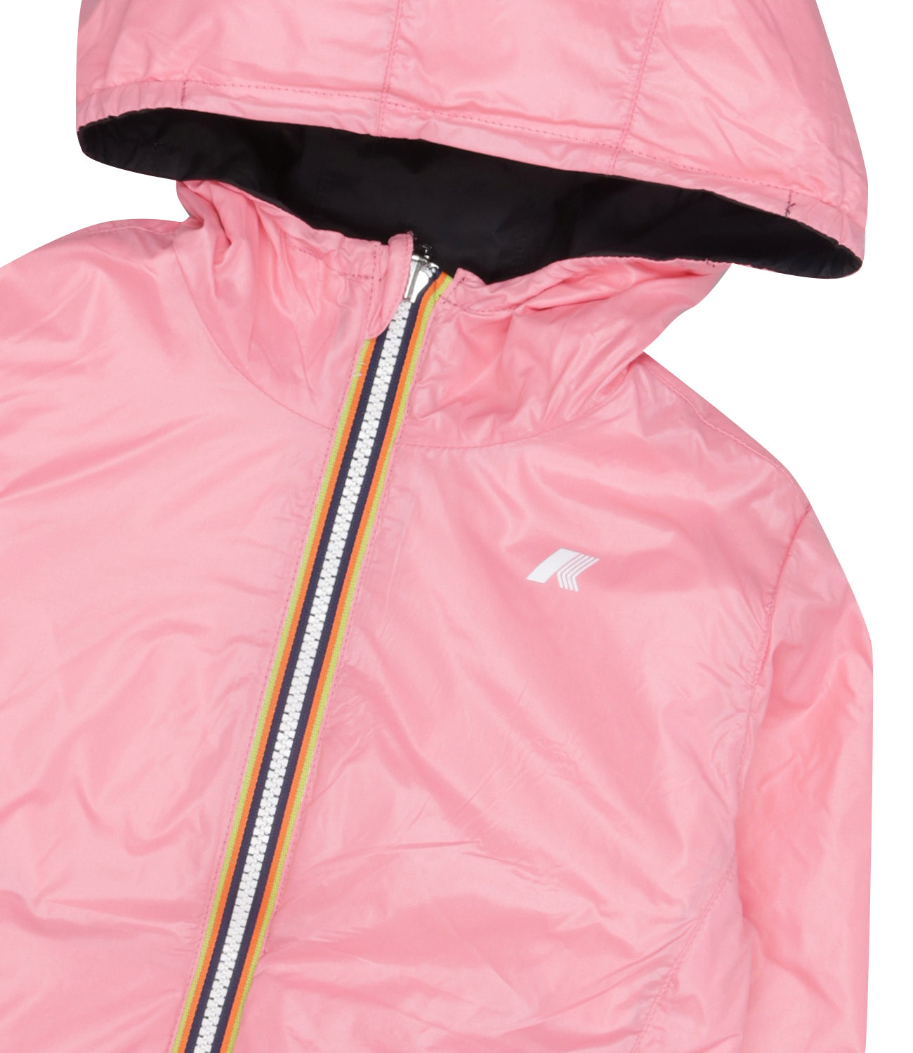 K-Way Kids | Giubbotto P. Lily Plus.2 Double Nero Rosa