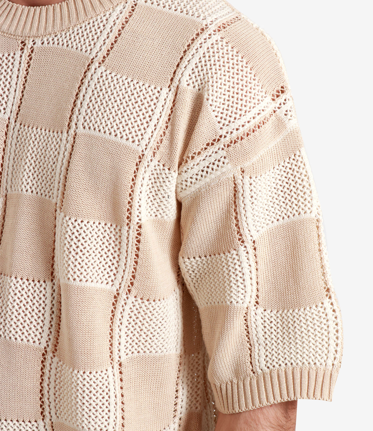 Laneus | T-Shirt Beige Avorio