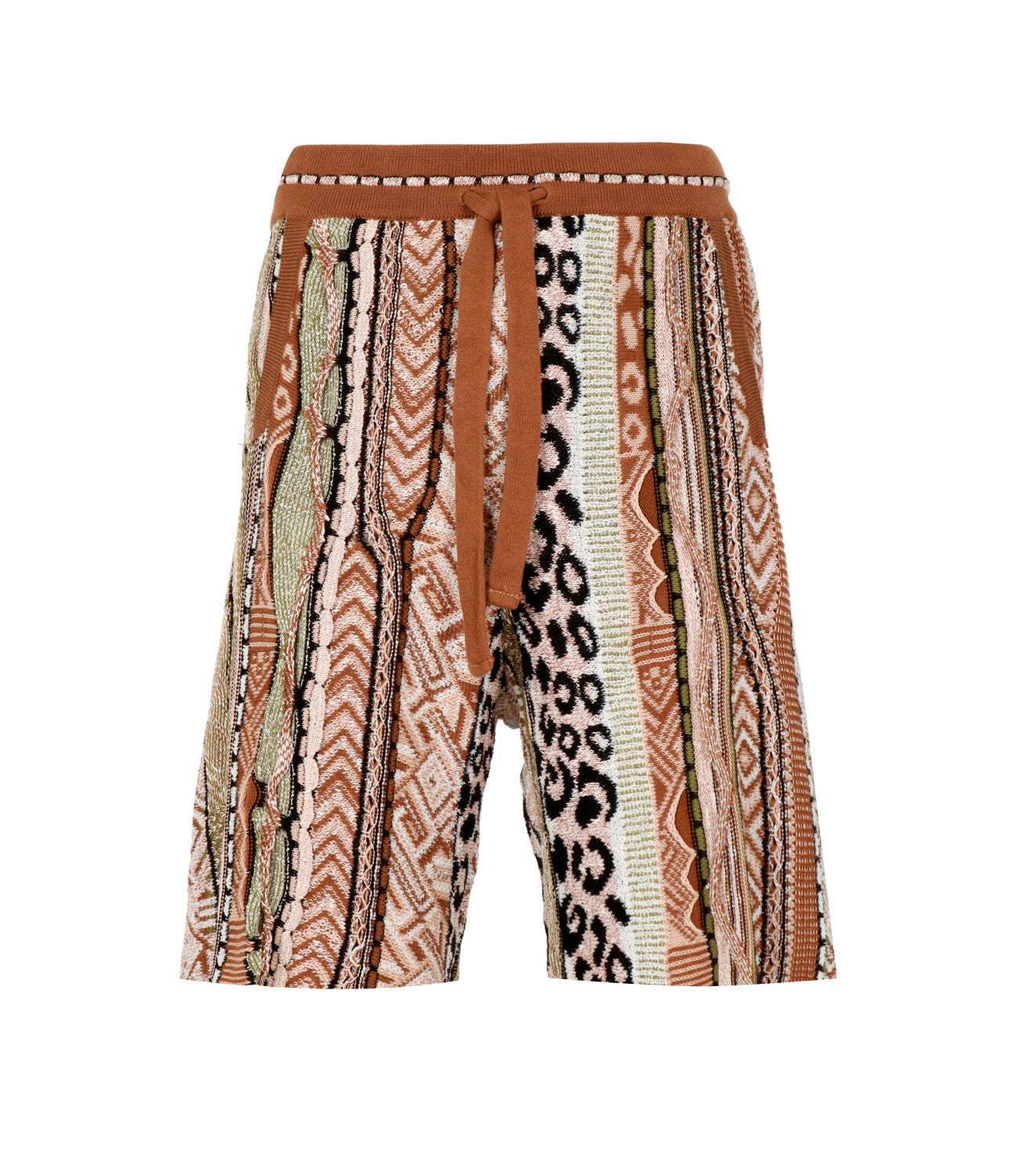 Laneus | Bermuda Jacquard Caramello