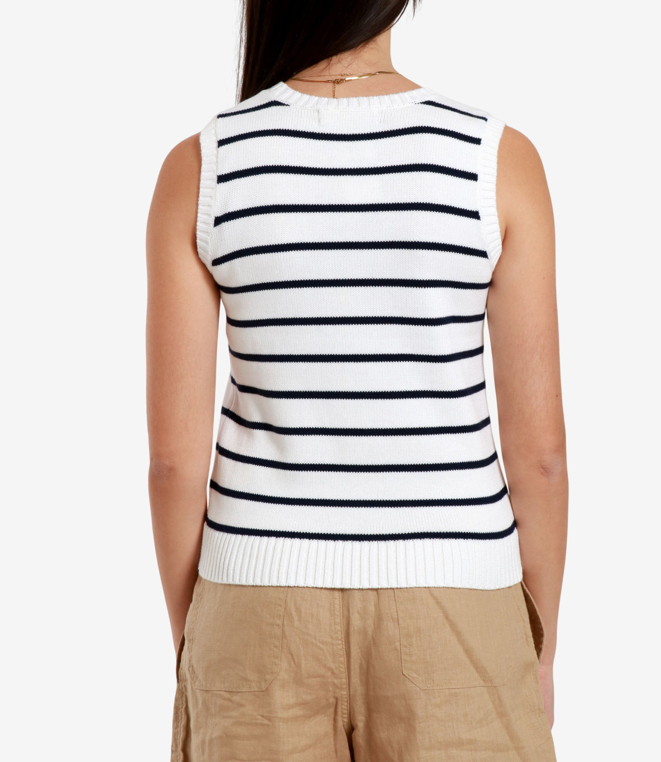 Lauren Ralph Lauren | Gilet Plovelt Bianco Blu navy