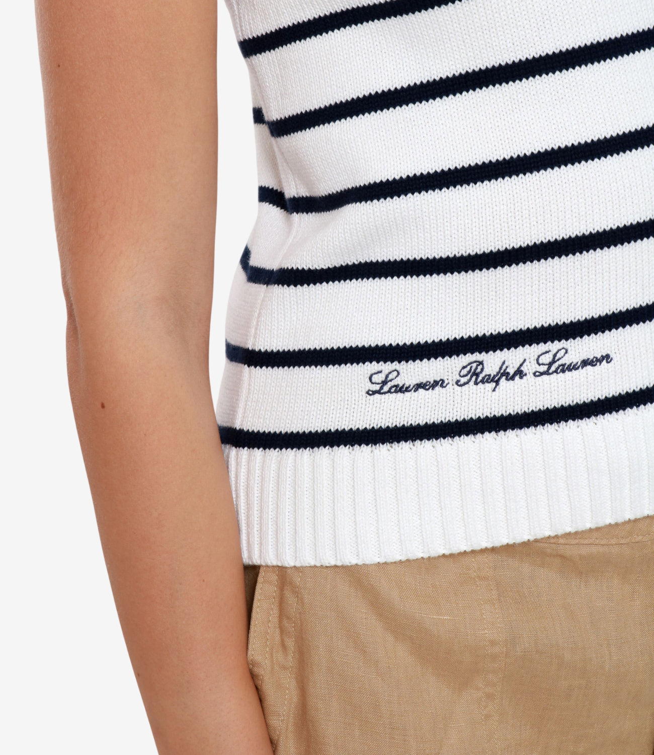 Lauren Ralph Lauren | Gilet Plovelt Bianco Blu navy