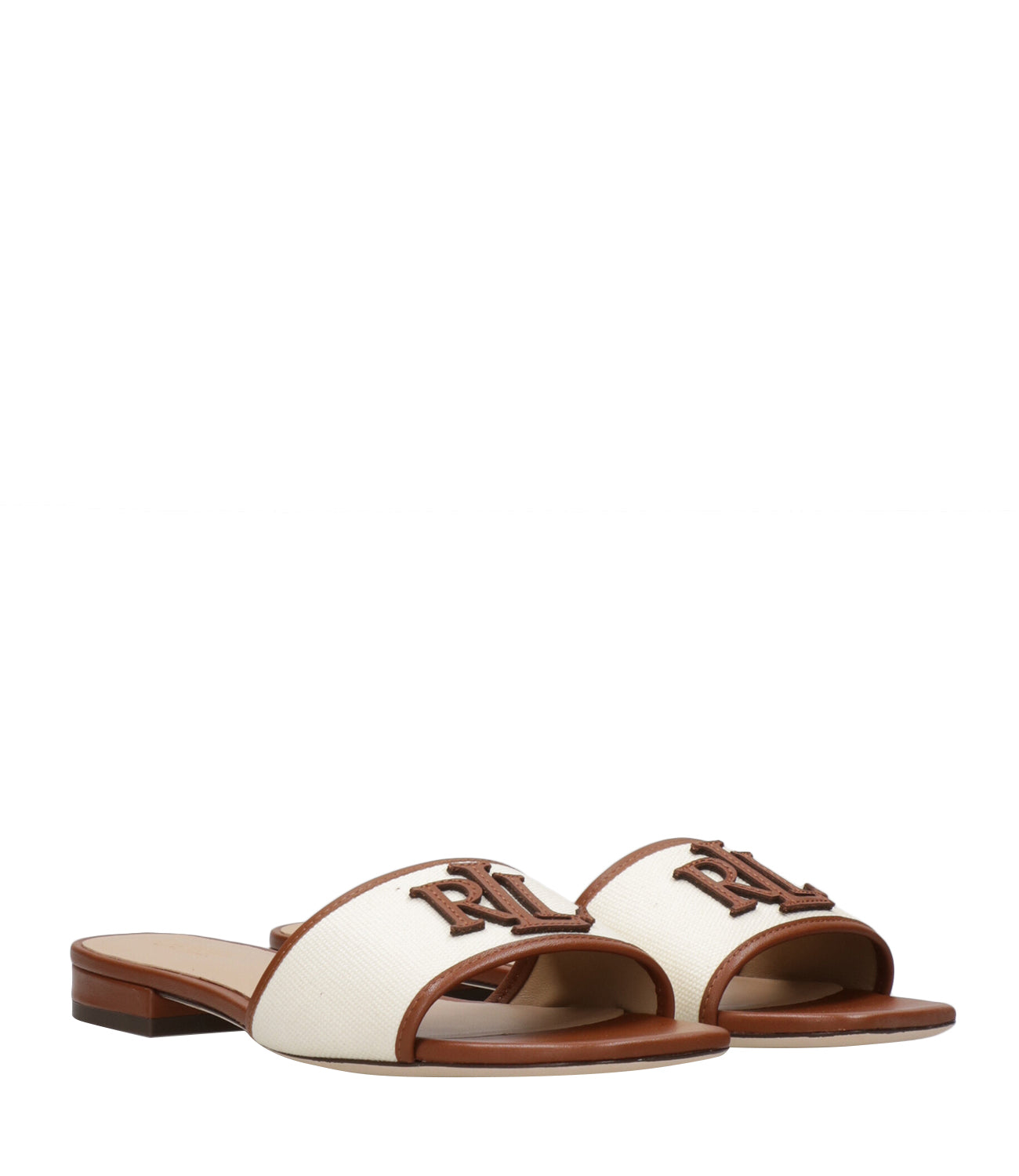 Lauren Ralph Lauren | Ciabatta Naturale e Cuoio