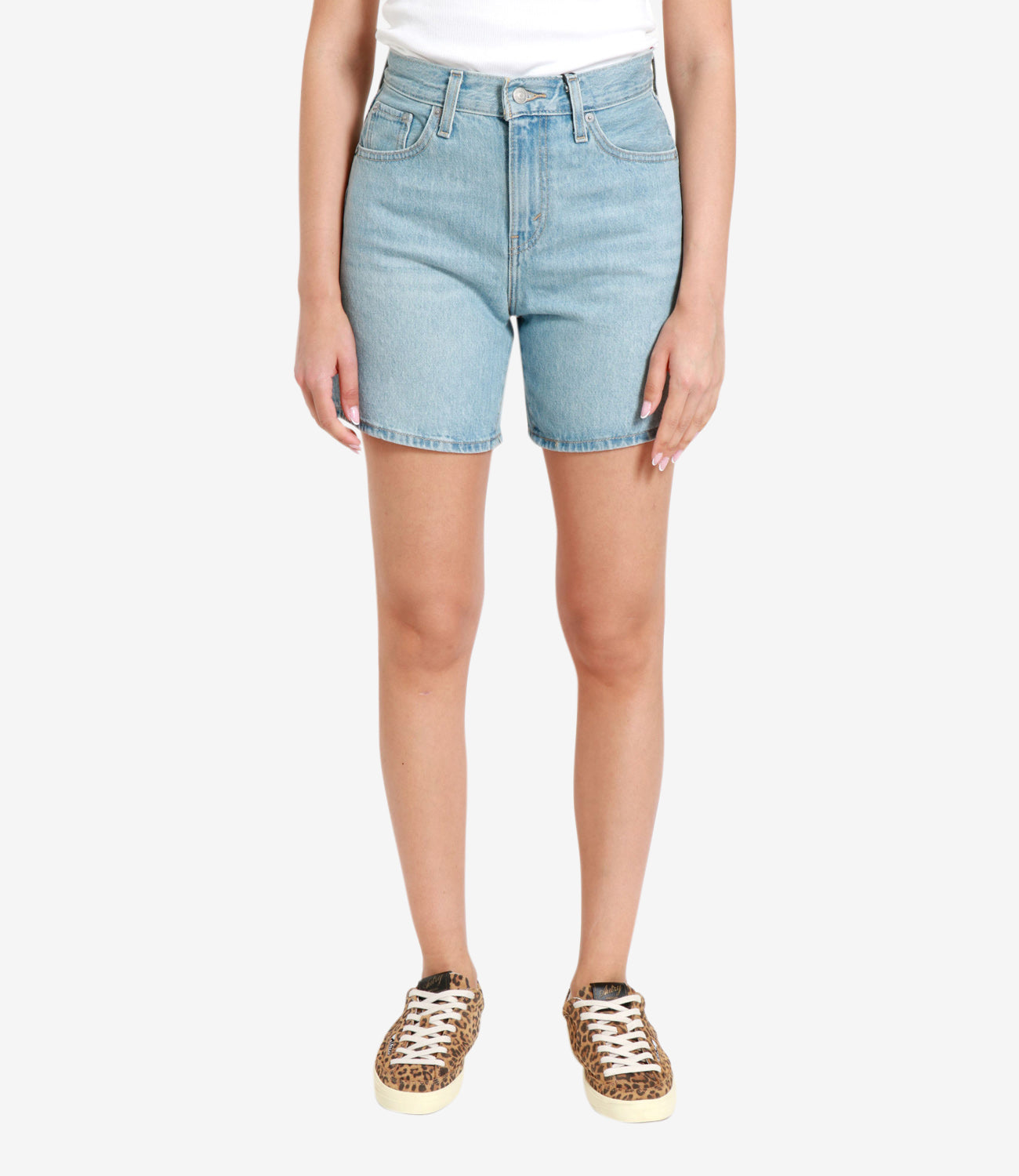 Levis | Shorts High Baggy Denim medio