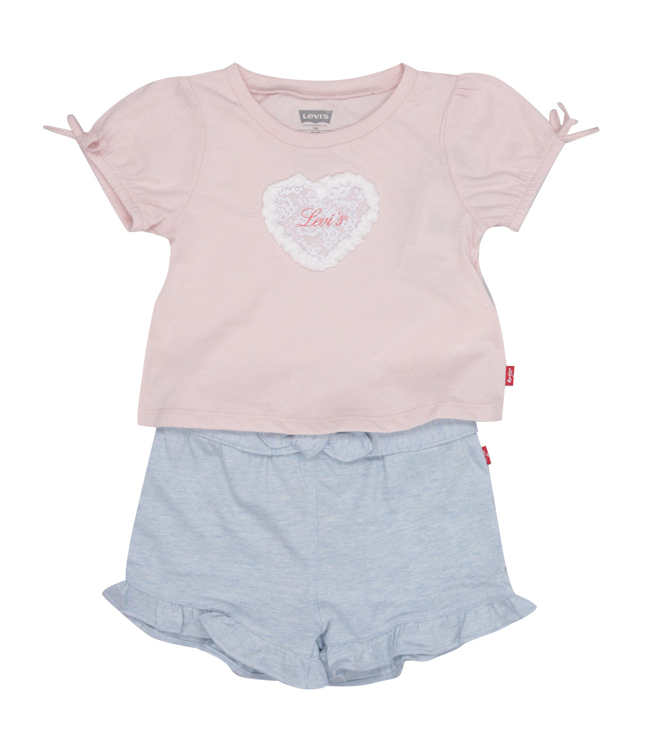 Levis Kids | Set T-Shirt Shorts Rosa