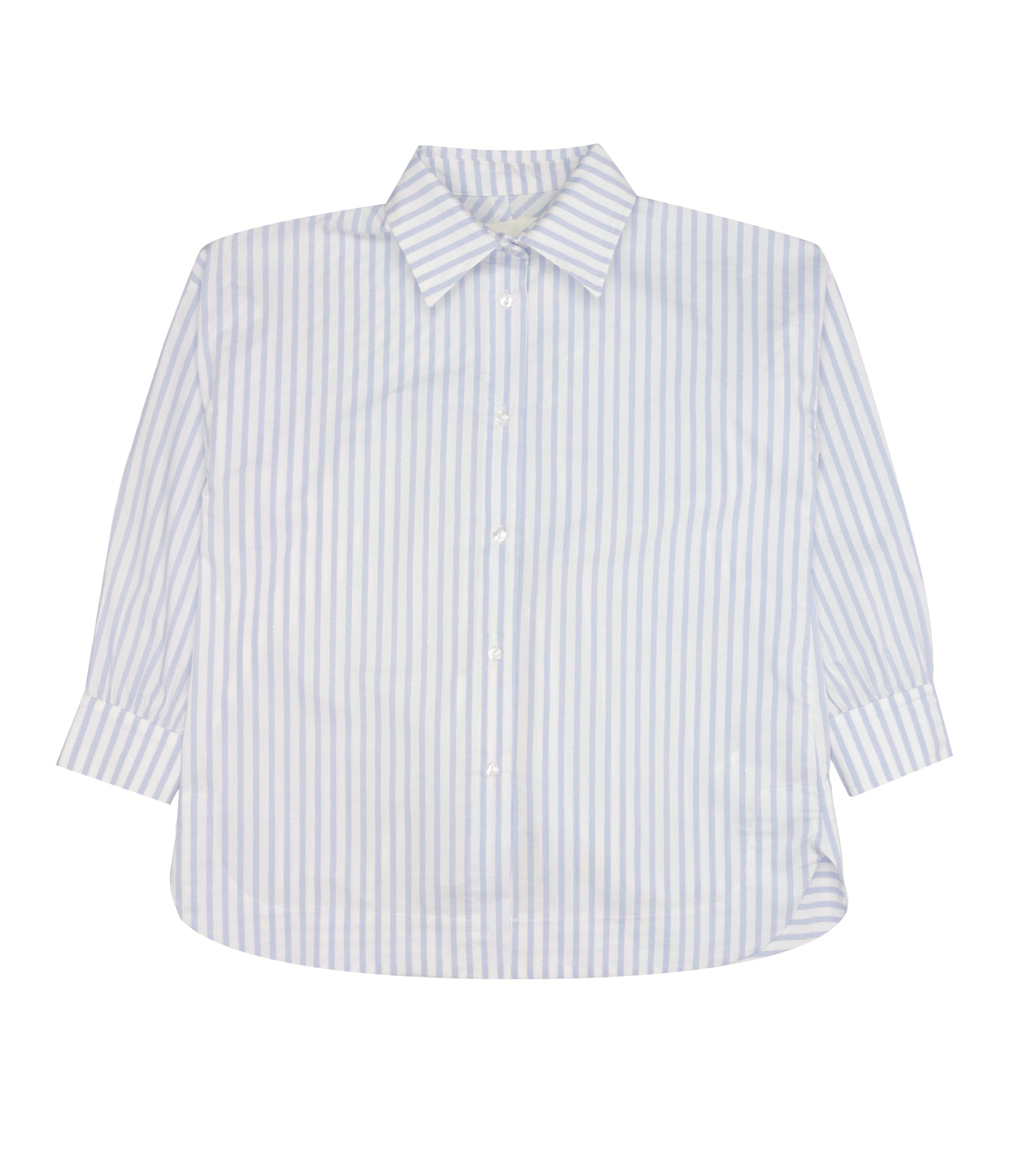 Lu Lu Girl | Camicia Azzurro Bianco