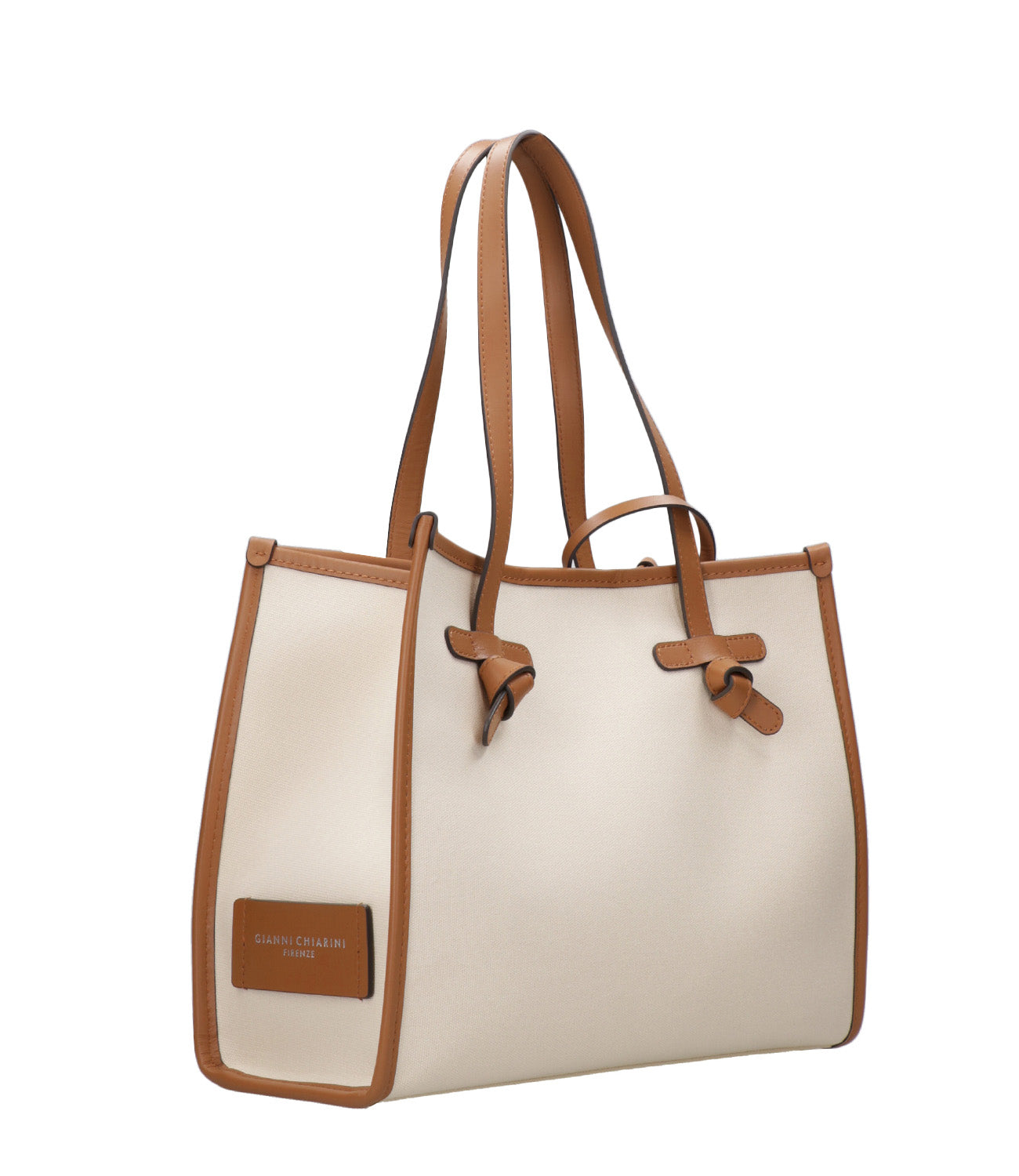 Marcella Club | Borsa a Spalla Panna Corda Caramello