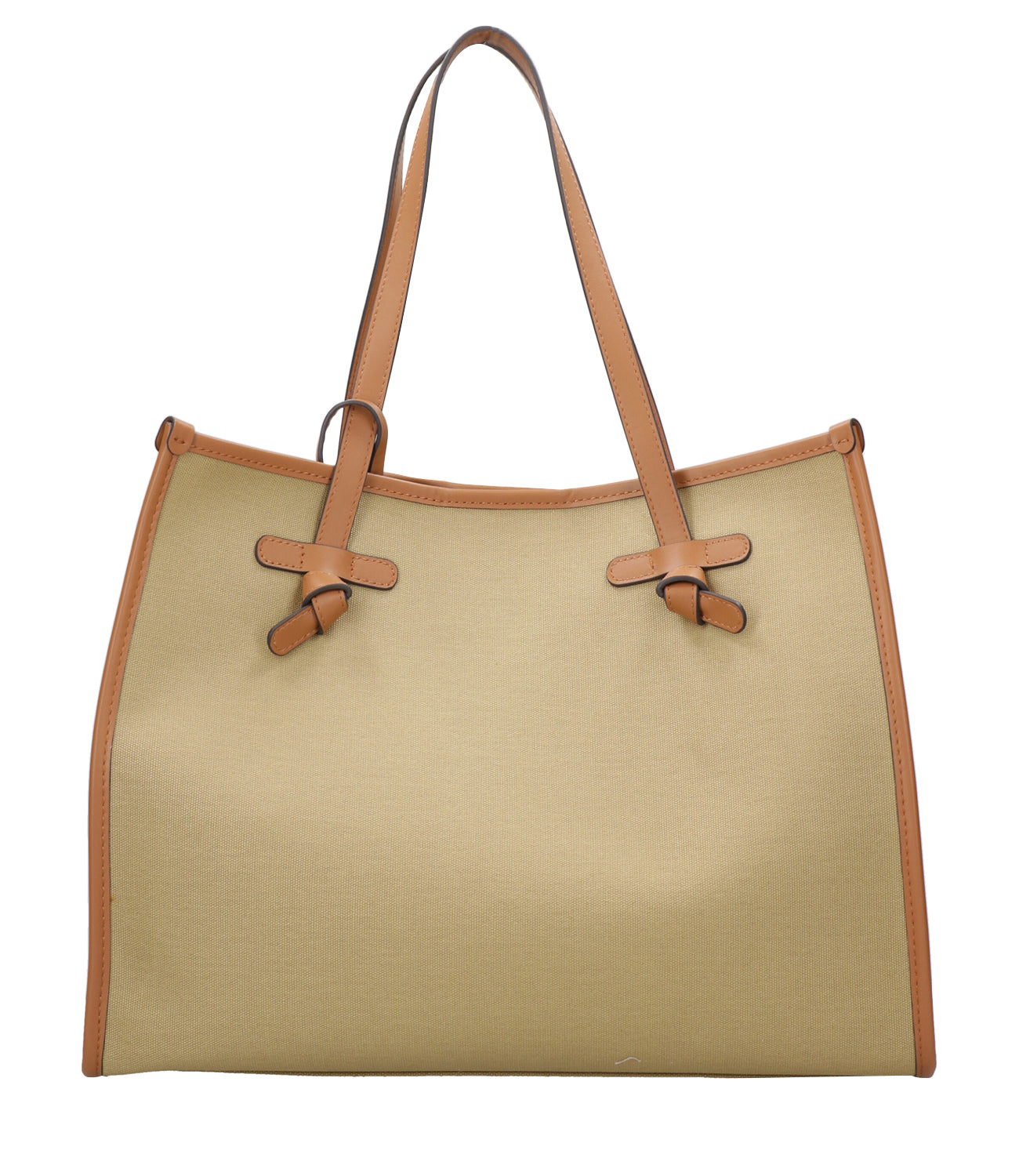 Marcella Club | Borsa a Spalla Tortora Corda Caramello