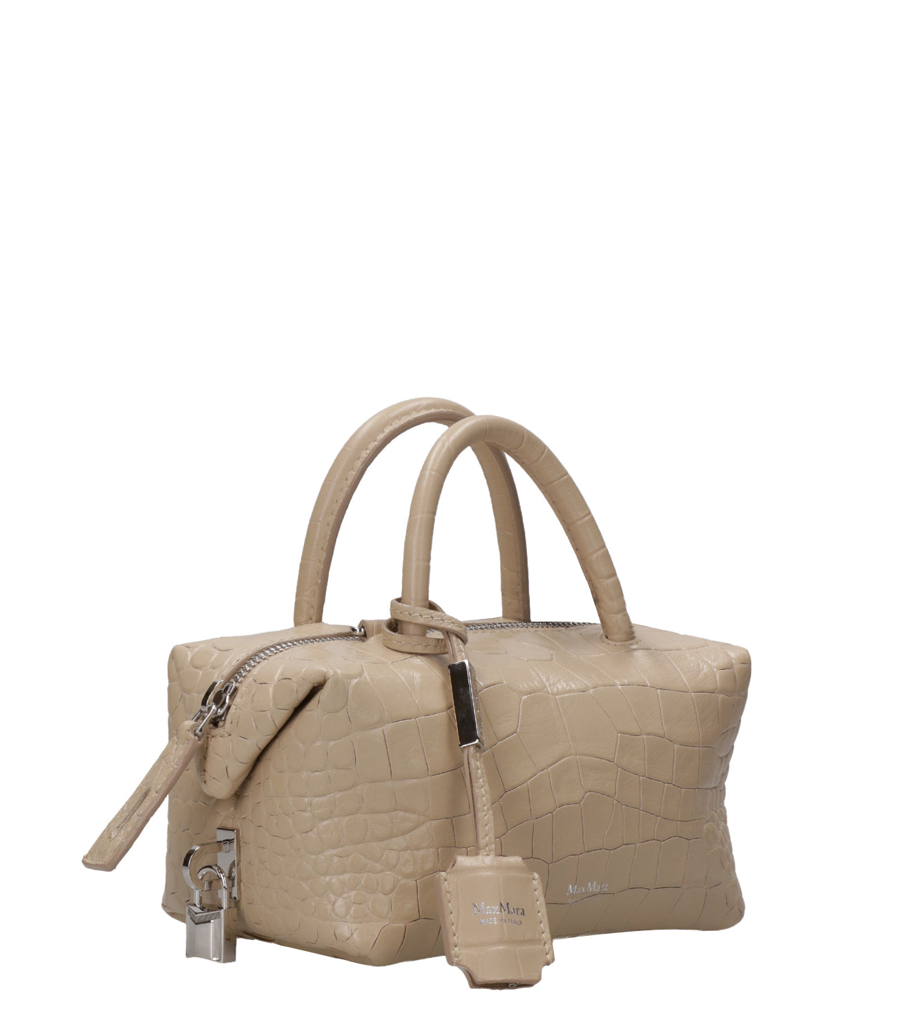 Max Mara | Borsa a Mano Mxaholdalllcroc Ghiaccio