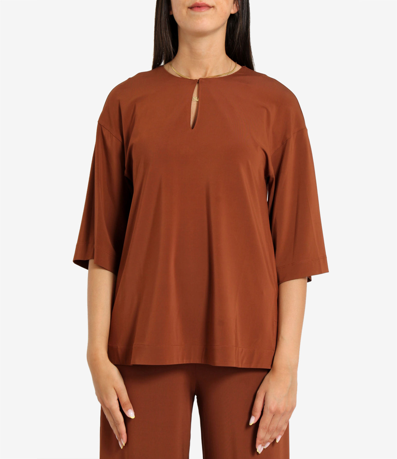 Max Mara Beachwear | Blusa Bchgiglio Cioccolato