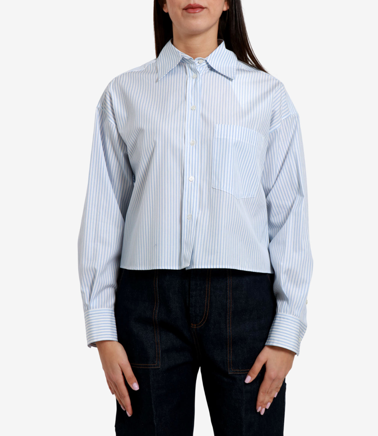 Max Mara Weekend | Camicia Wkdeden Azzurro e Bianco