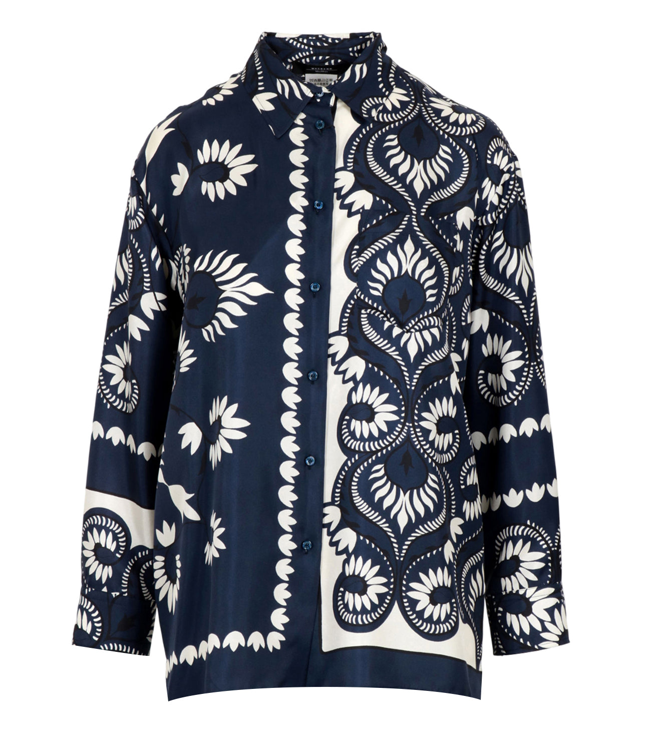 Max Mara Weekend | Camicia Wkdlastra Blu e Avorio
