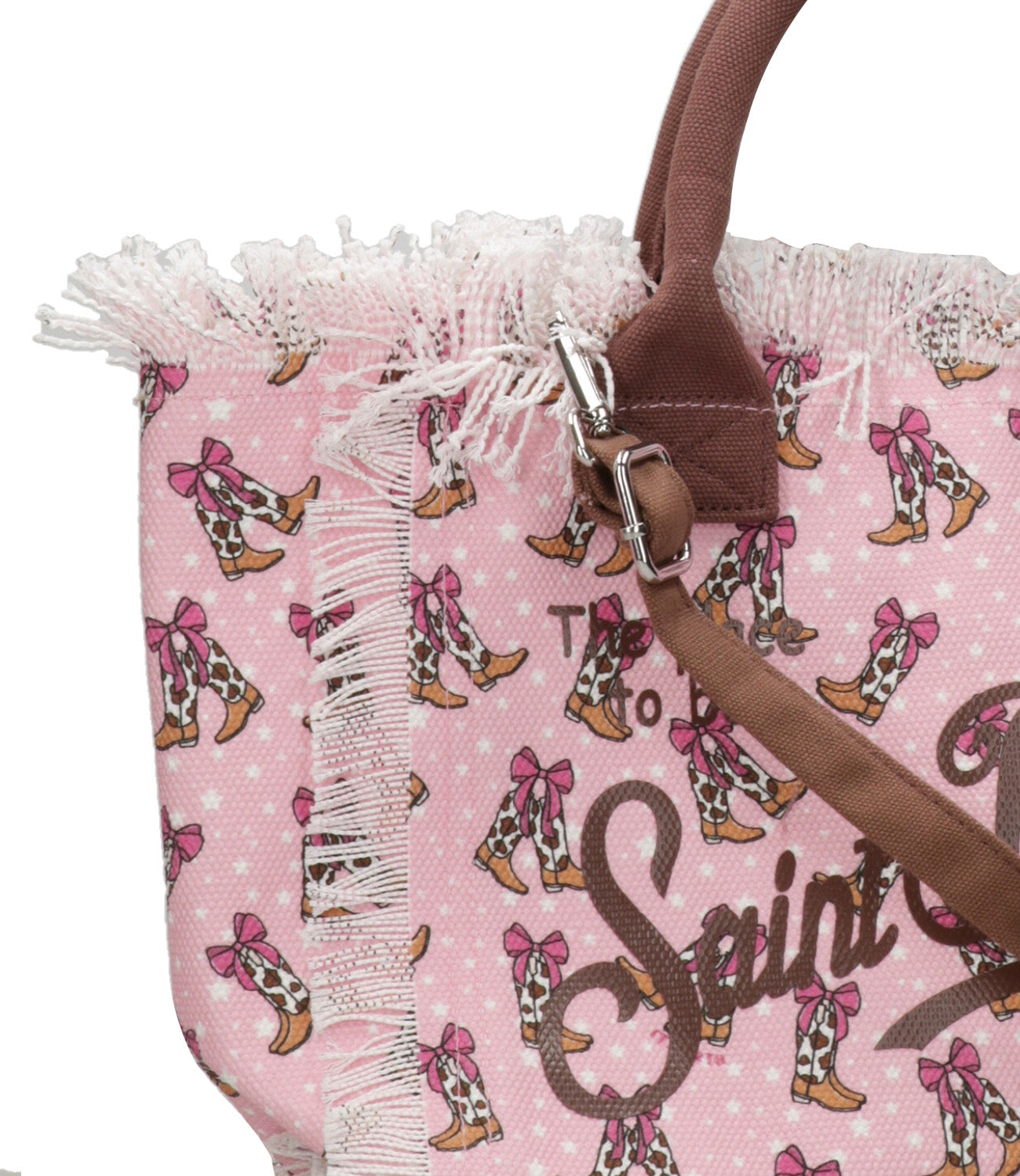 MC2 Saint Barth | Borsa a Mano Colette Small Rosa e Marrone