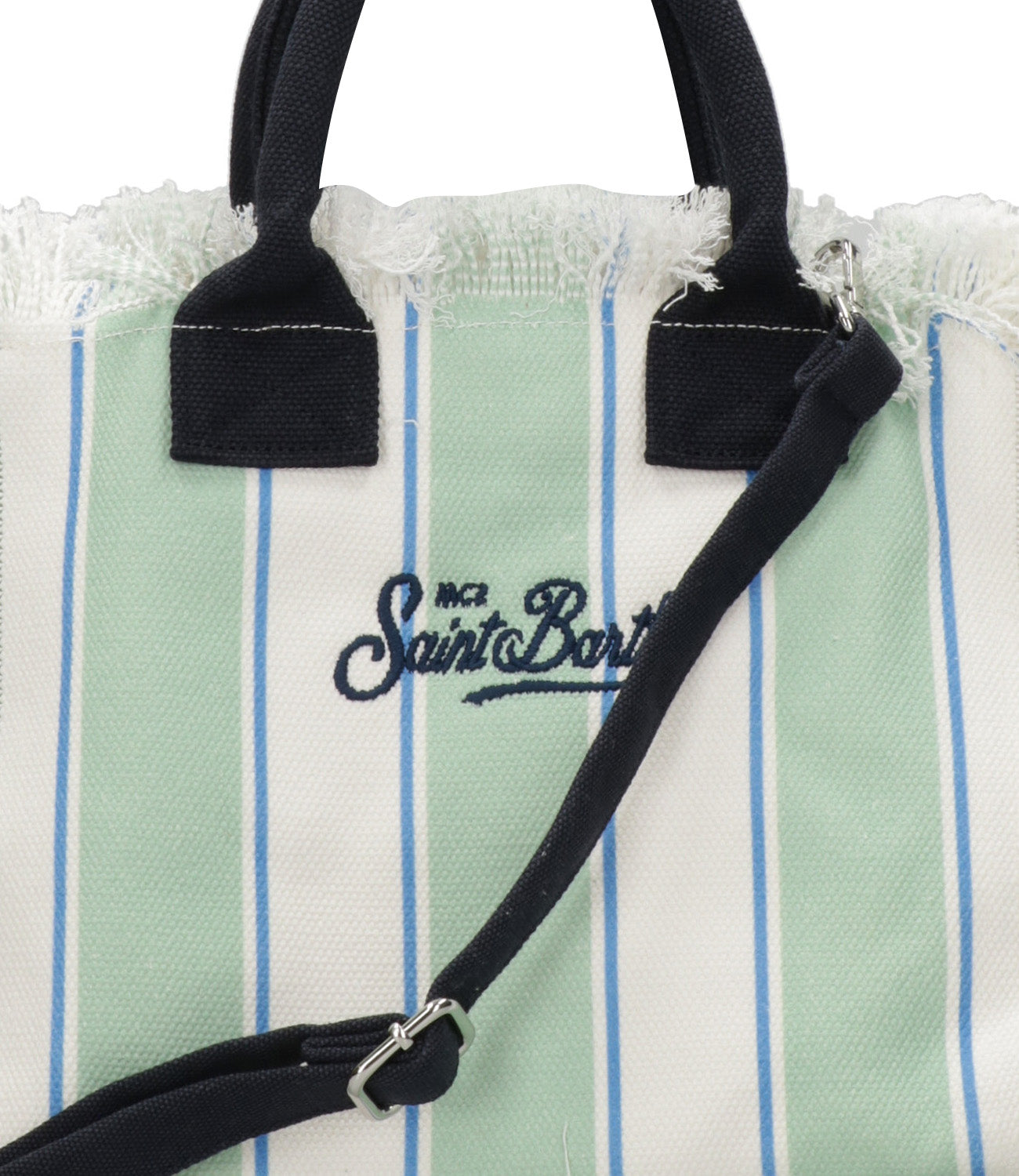 MC2 Saint Barth | Borsa a Mano Colette Small Bianco e Menta