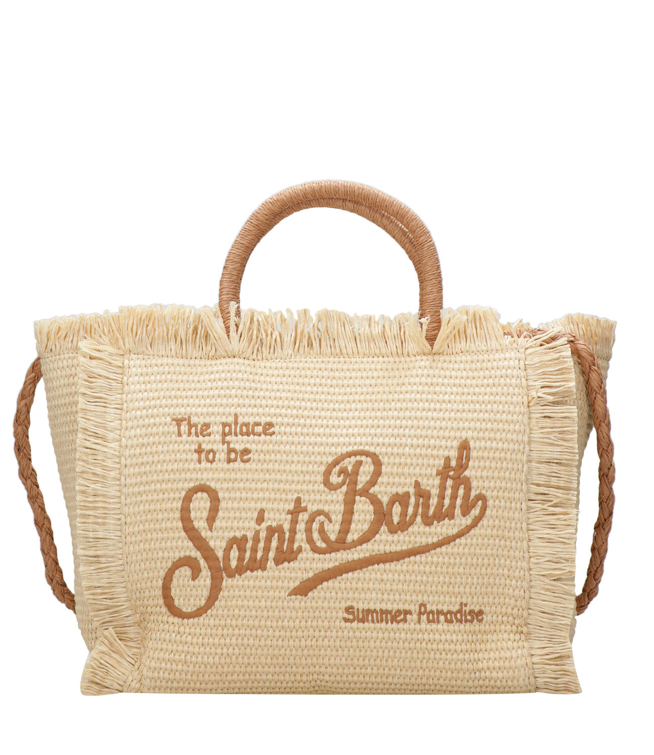 MC2 Saint Barth | Borsa a Mano Colette With Strap Naturale Cuoio