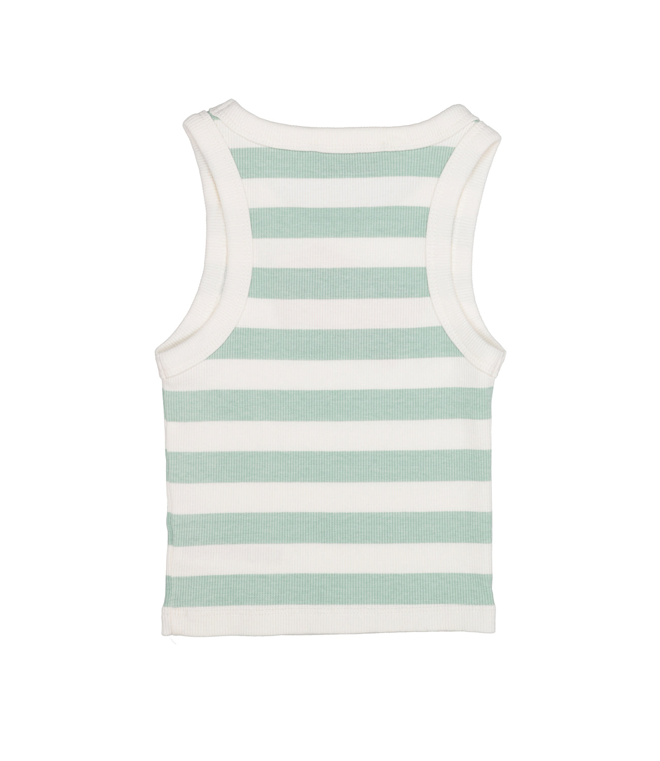 MC2 Saint Barth Kids | Top Bianco Verde acqua