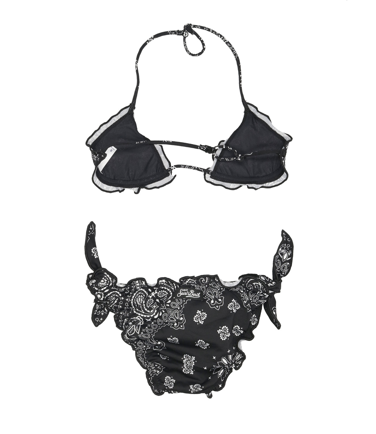 MC2 Saint Barth Kids | Costume Bikini Nero Bianco