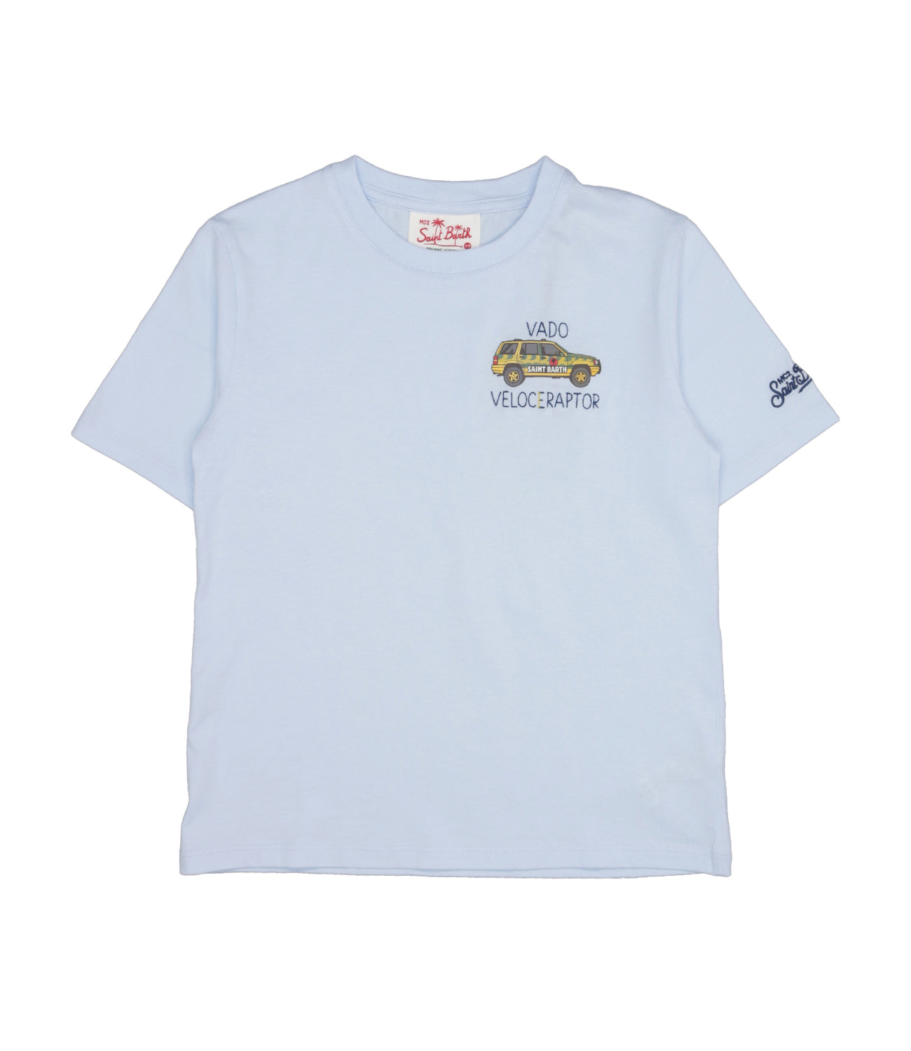 MC2 Saint Barth Kids | T-Shirt Portofino Jr Celeste