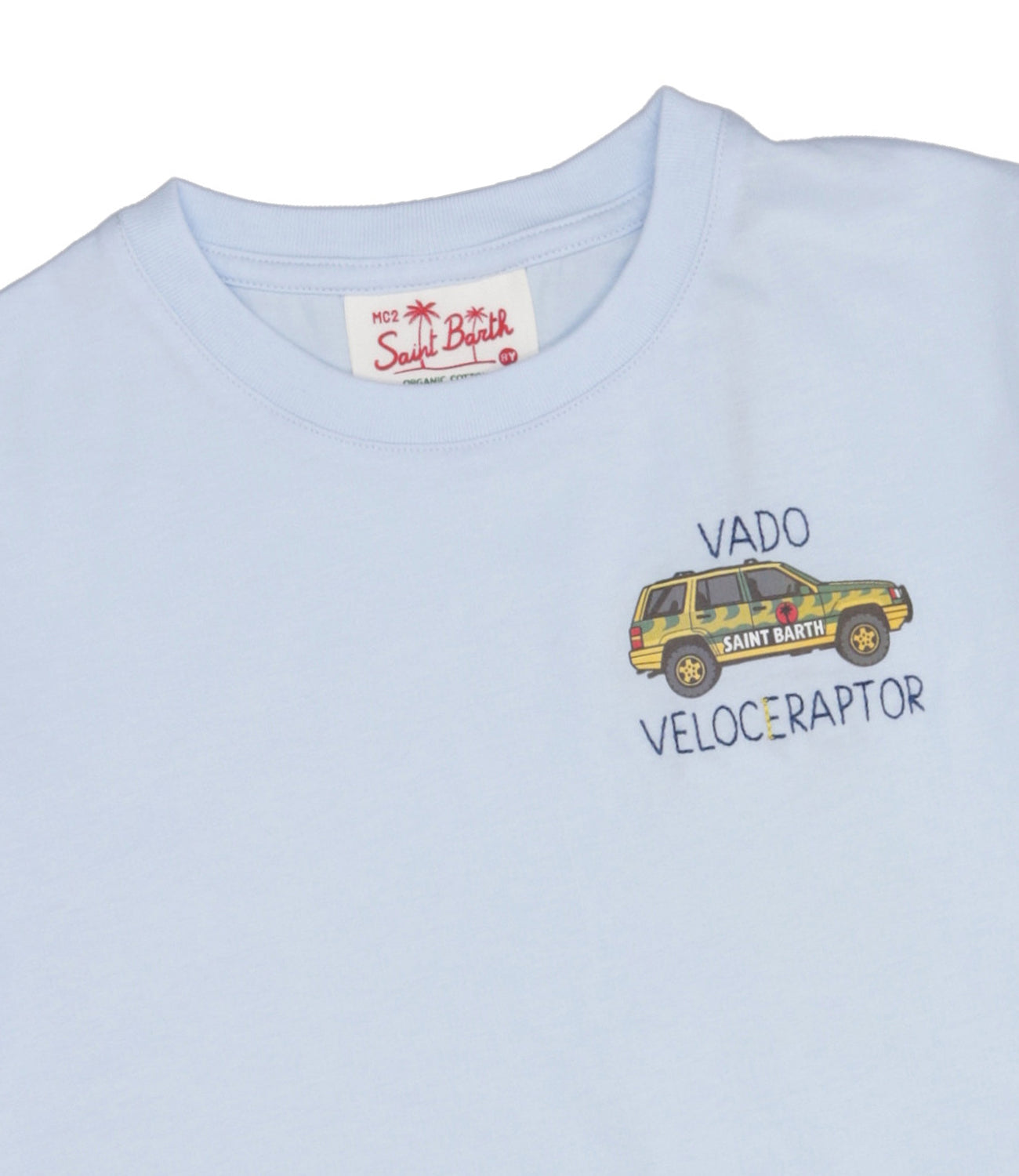 MC2 Saint Barth Kids | T-Shirt Portofino Jr Celeste