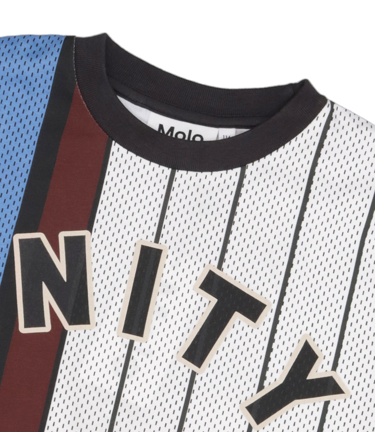 Molo | T-Shirt Rodney Azzurro Bianco Nero