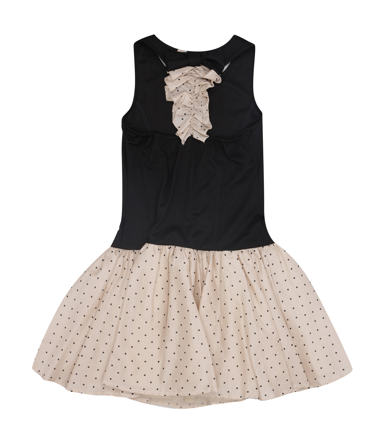 Monnalisa | Abito Nero Beige