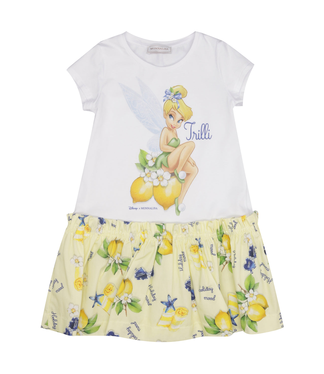 Monnalisa | Abito Bianco Giallo