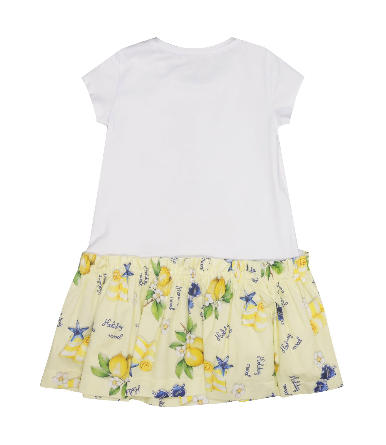 Monnalisa | Abito Bianco Giallo