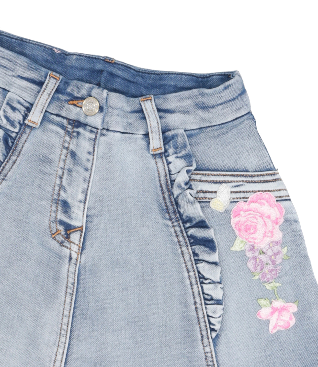Monnalisa | Gonna Denim Indaco
