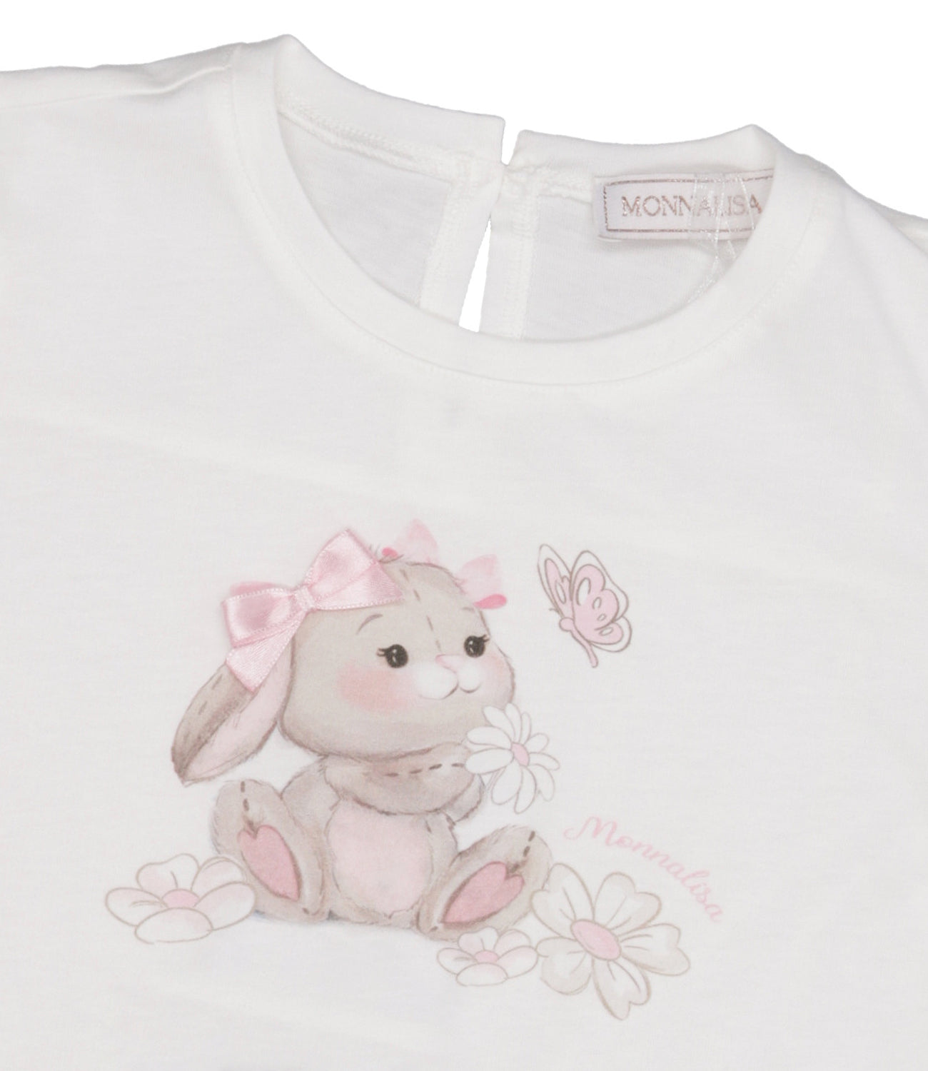 Monnalisa | T-Shirt Panna