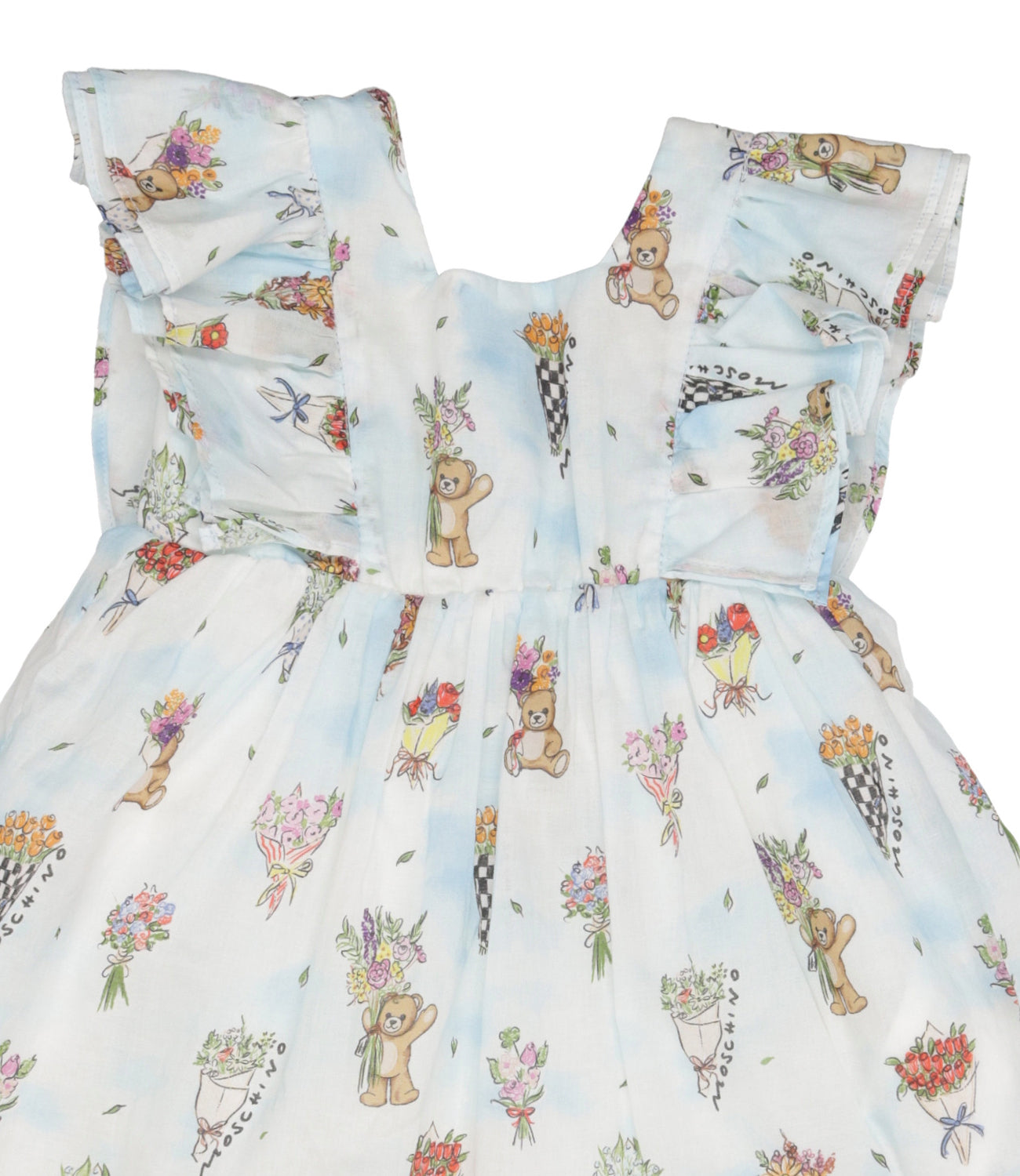 Moschino Baby | Set Abito Culotte Celeste