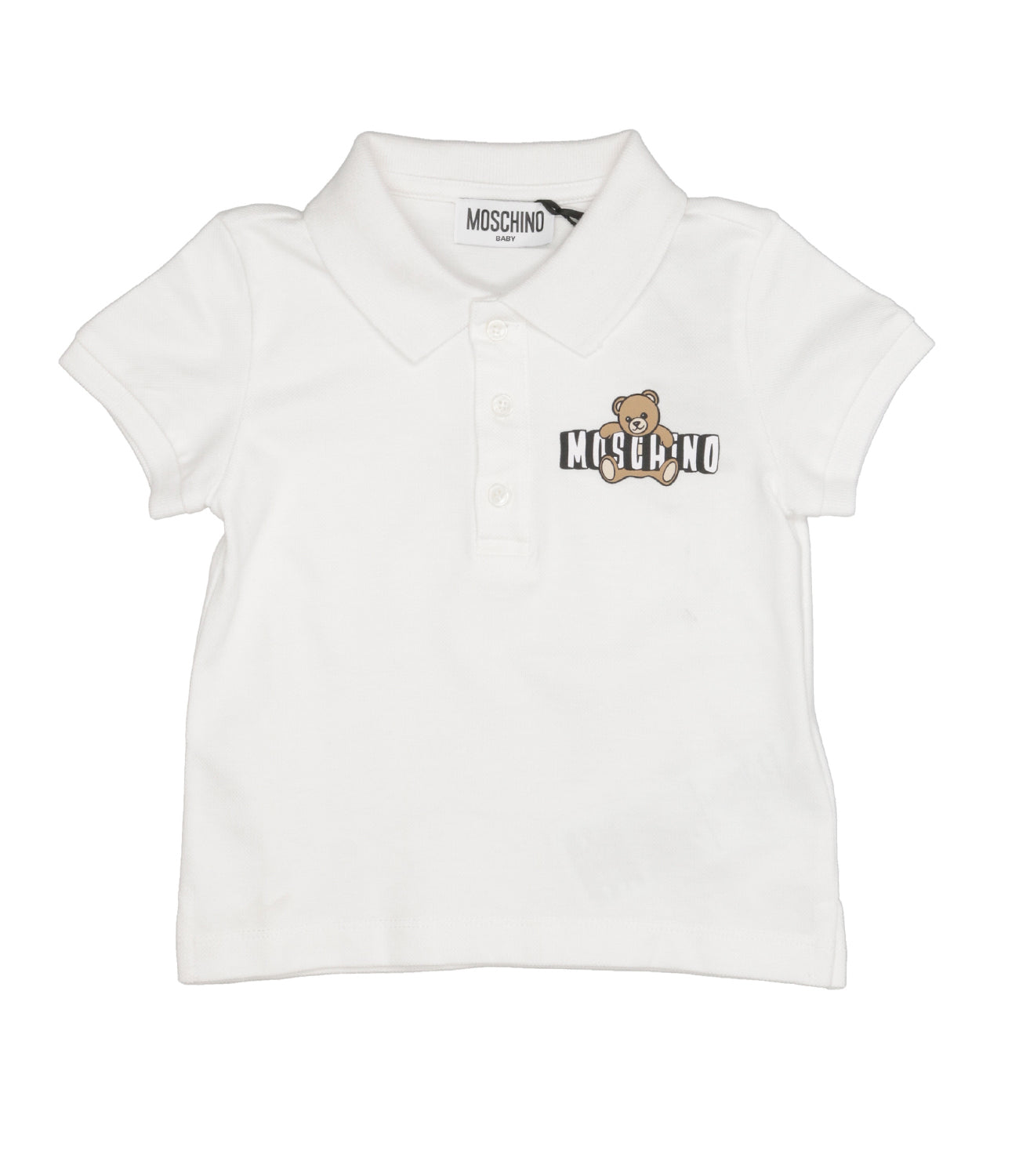 Moschino Baby | Polo Bianco Ottico