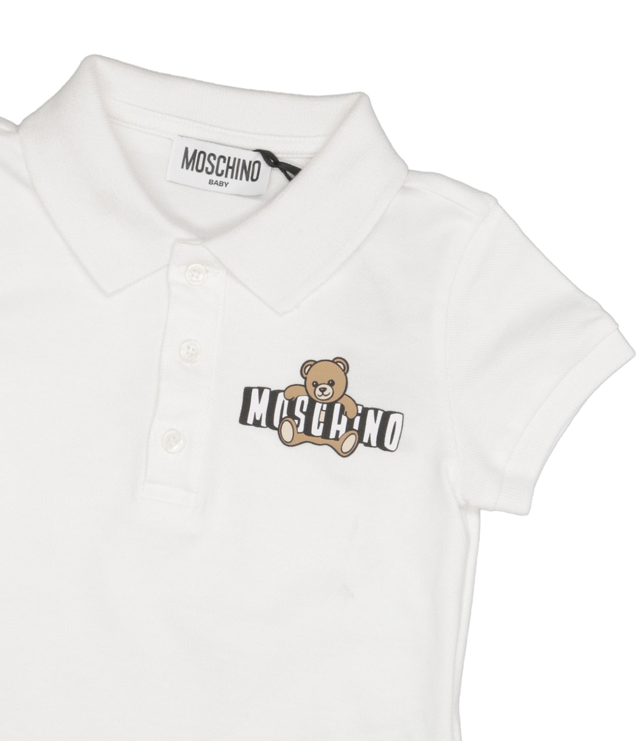 Moschino Baby | Polo Bianco Ottico