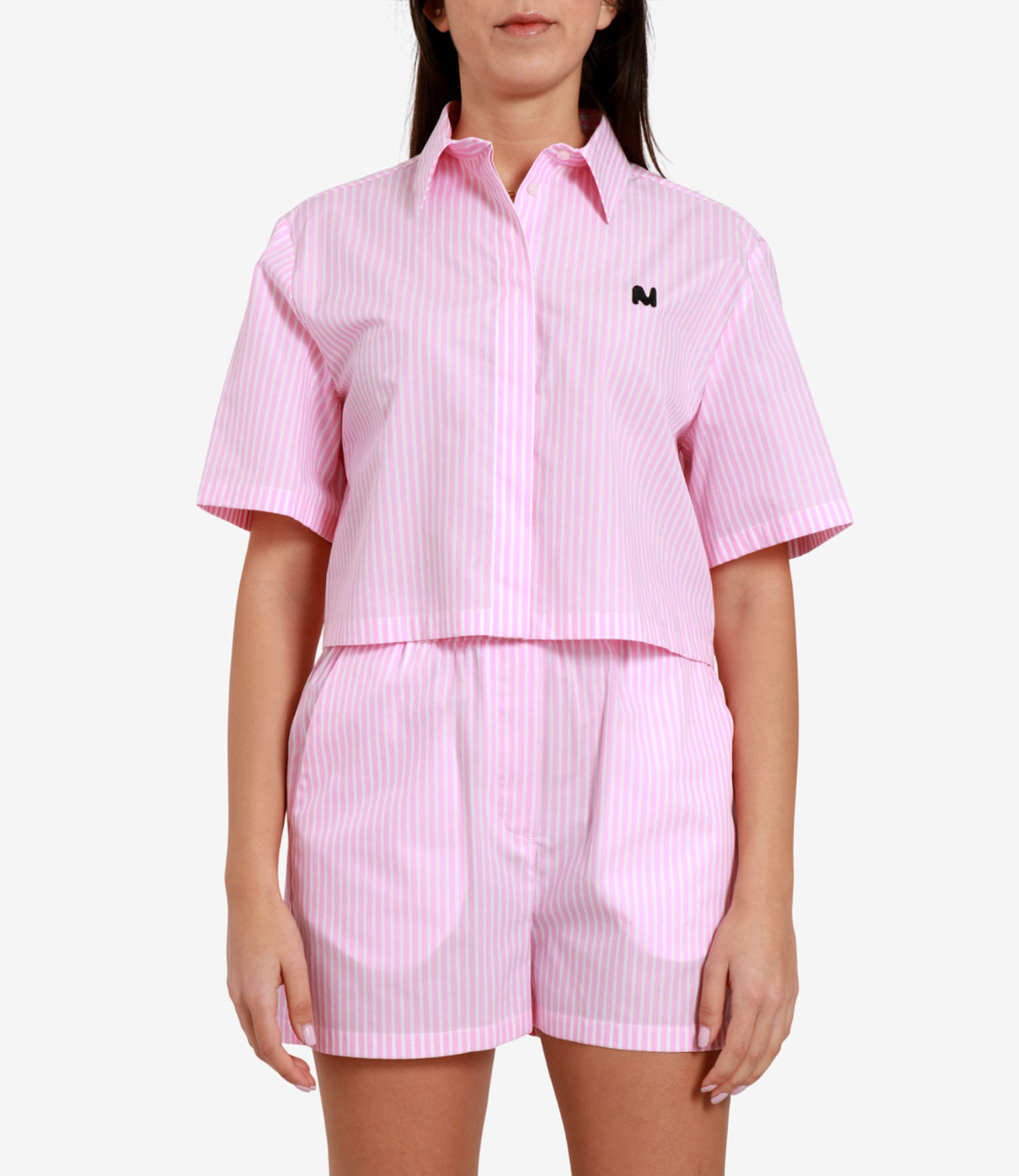 MSGM | Camicia Rosa e Bianco