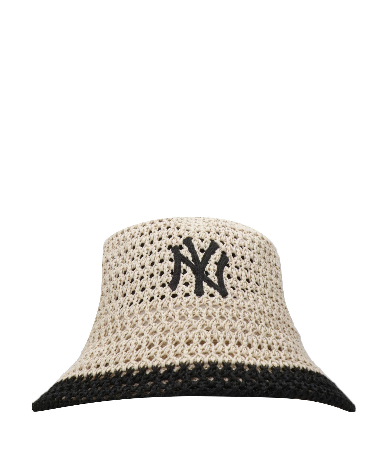 New Era | Cappello Bucket New York Yankees MLB Knitted Naturale Nero