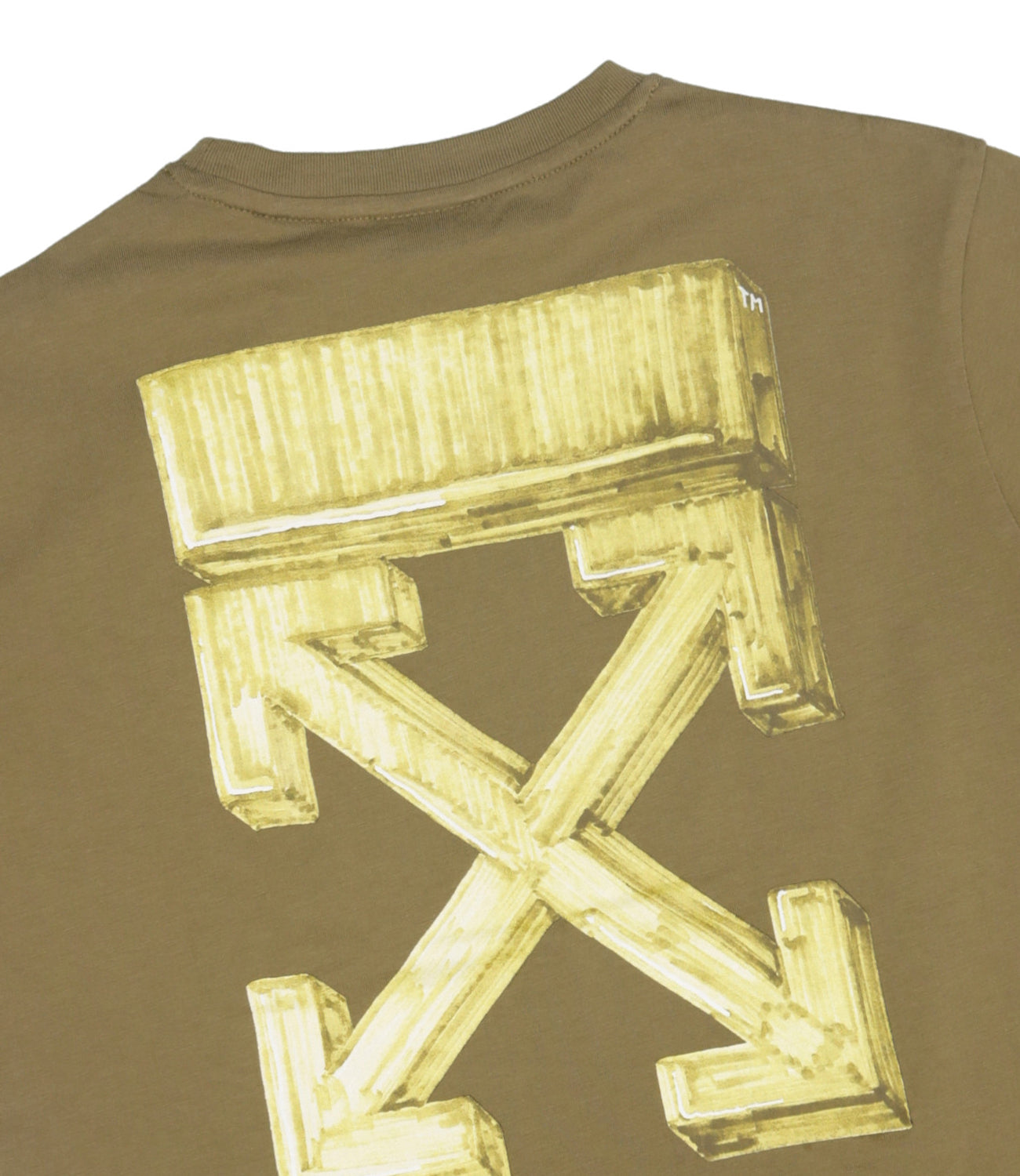 Off White Kids | T-Shirt Verde militare