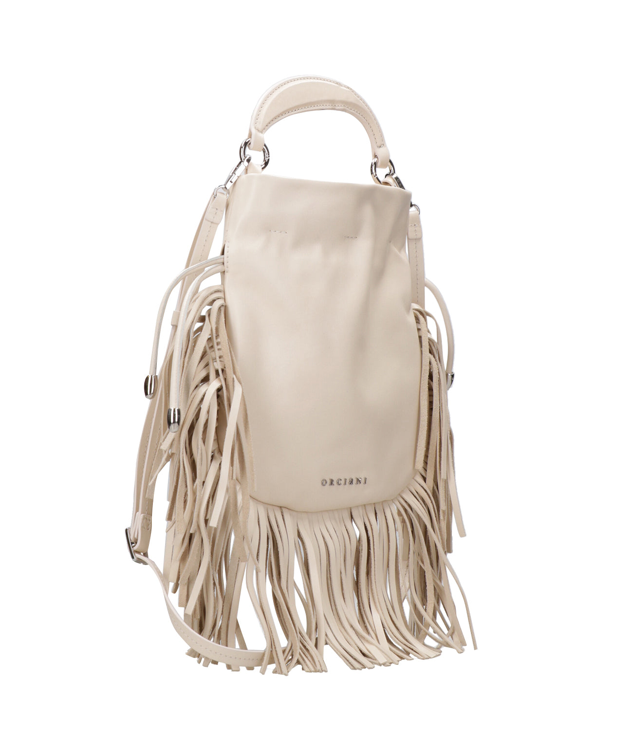 Orciani | Borsa a Mano Secchiello Juice Jungle Avorio