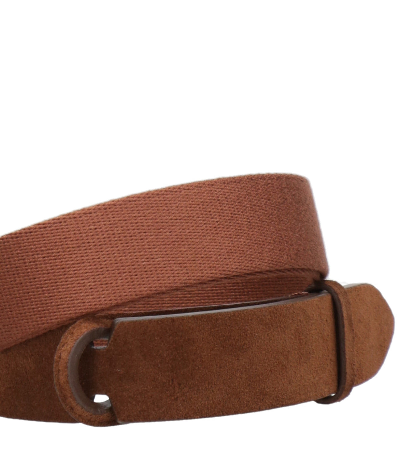 Orciani Nobuckle | Cinta Nobuckle Suede Bruciato