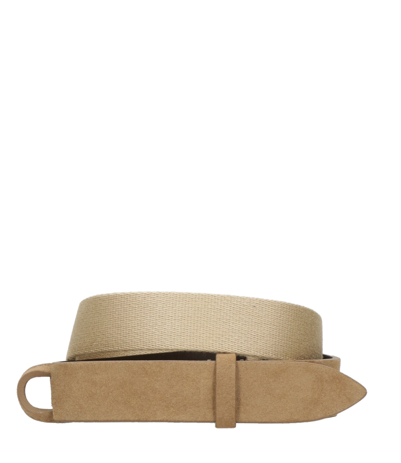 Orciani Nobuckle | Cinta Nobuckle Suede Sabbia