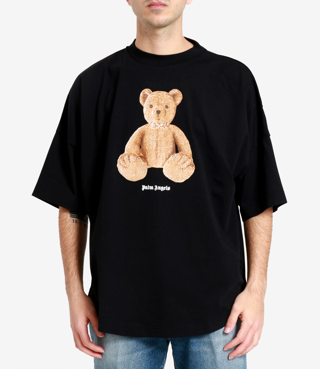 Palm Angels | T-Shirt Nero Marrone