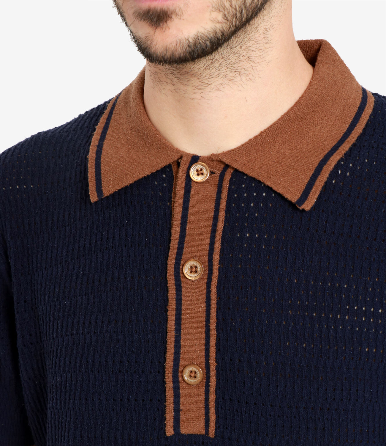 Paolo Pecora | Polo Blu Cammello