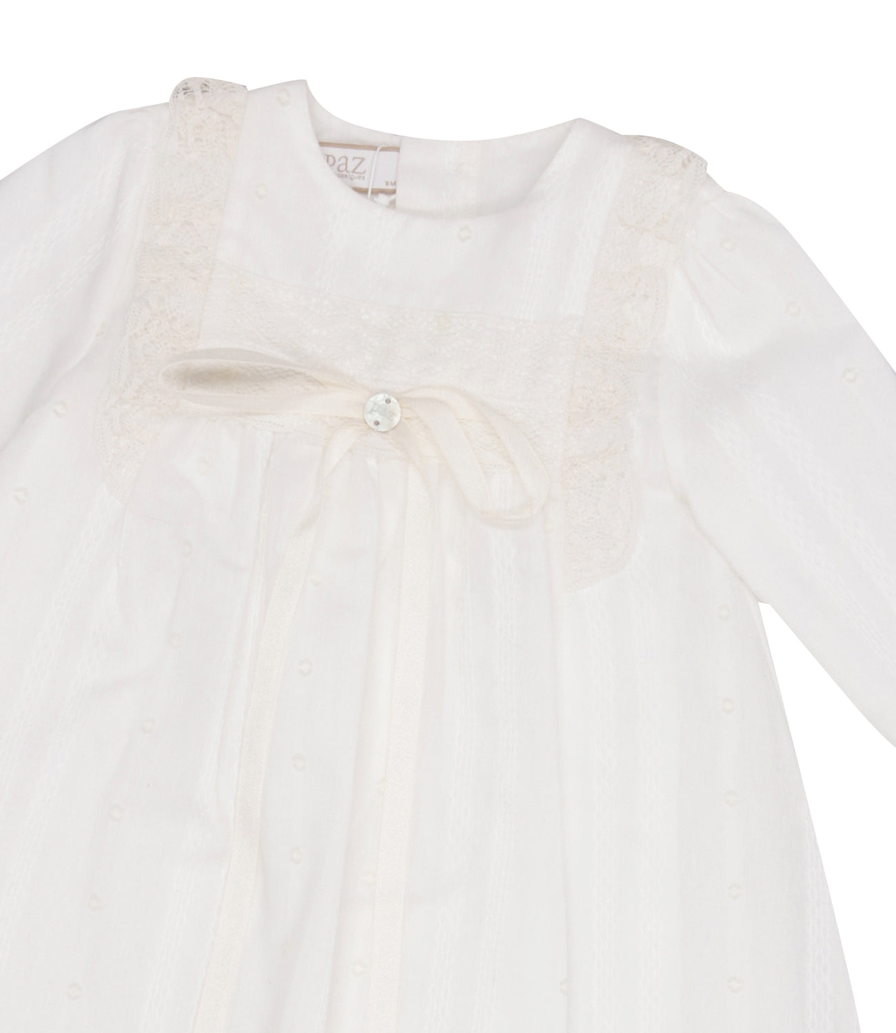 Paz Rodriguez | Set Abito Cappello Cream